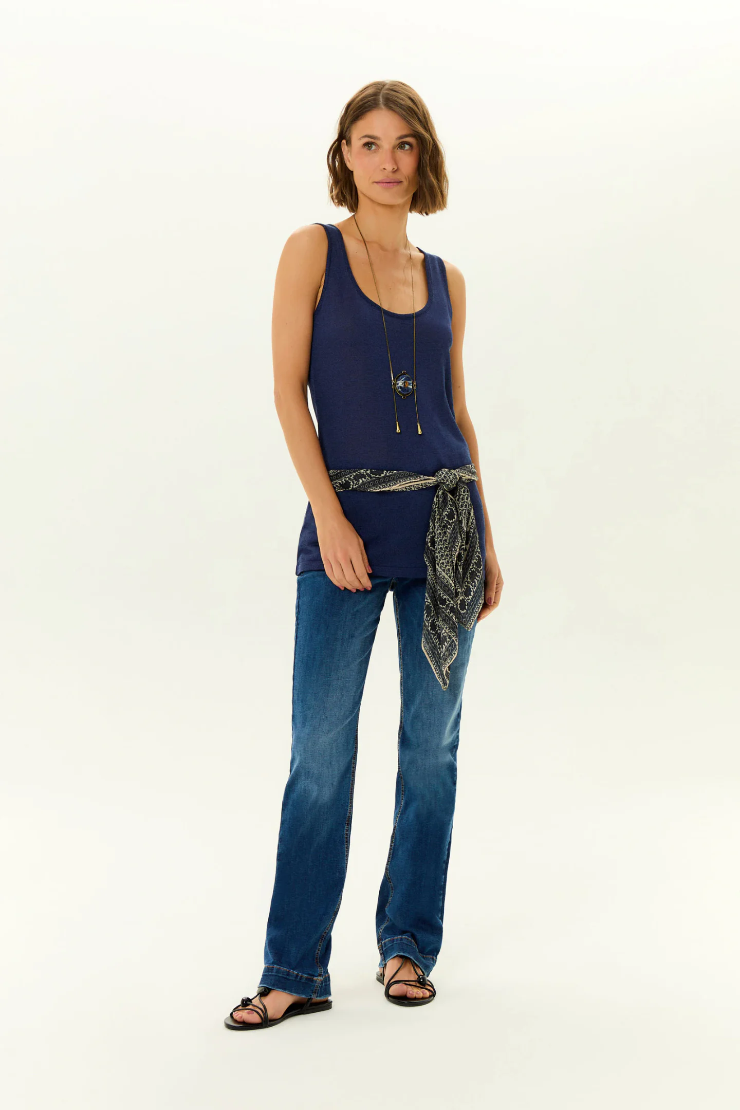 Calça Jeans Reta Used