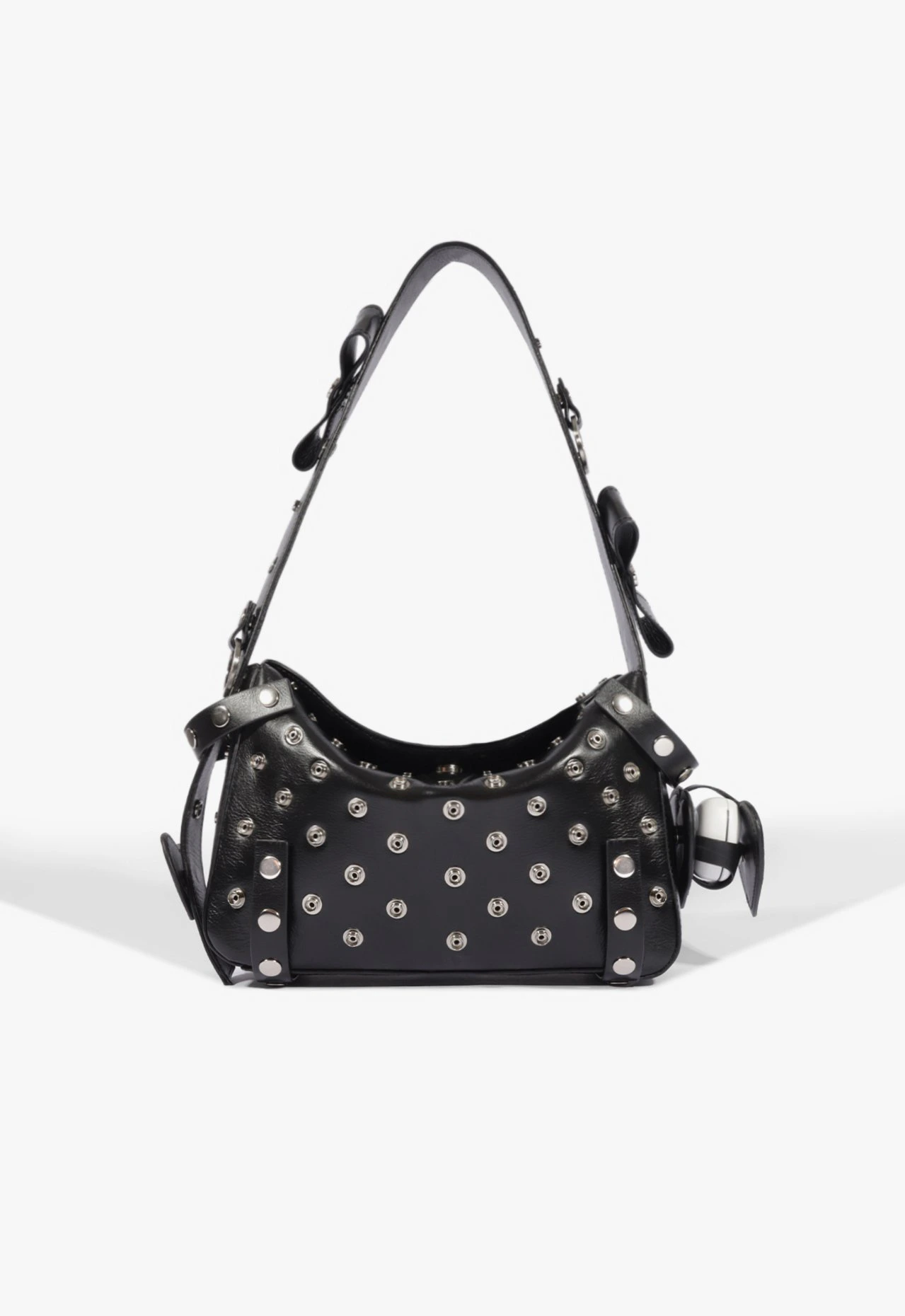 Bolsa Tiracolo Mavie Média Couro Preta