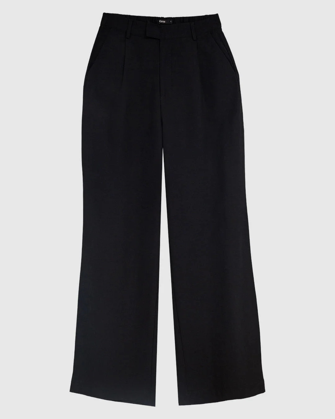 Calça Feminina Alfaiataria Pregas Bolso Faca Tecido Viscose Sarjada - ENFIM