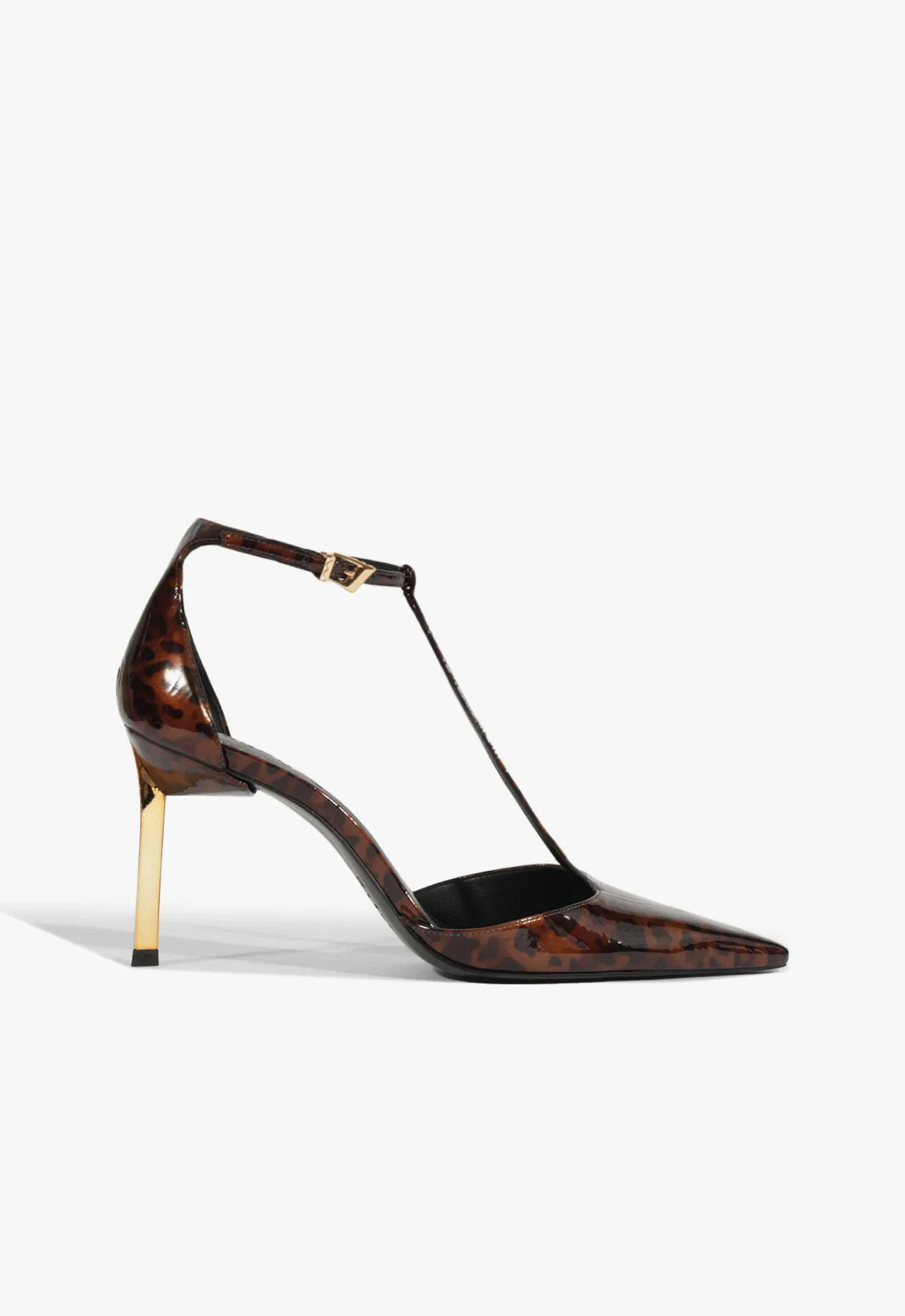 Scarpin Allure Verniz Animal Print