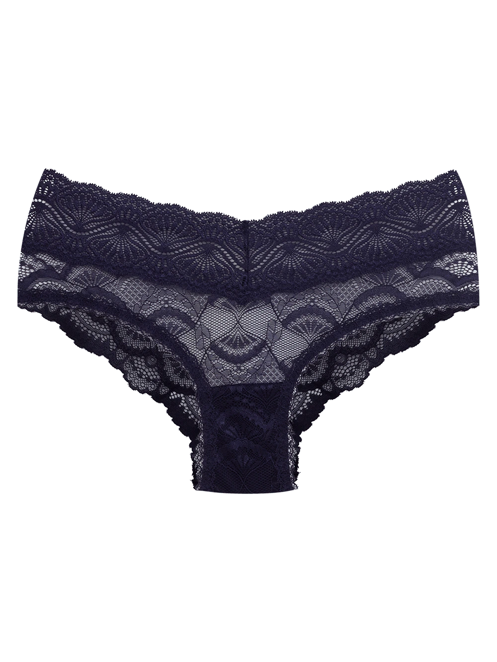 Calcinha Boyshort Renda Shiny Love Azul