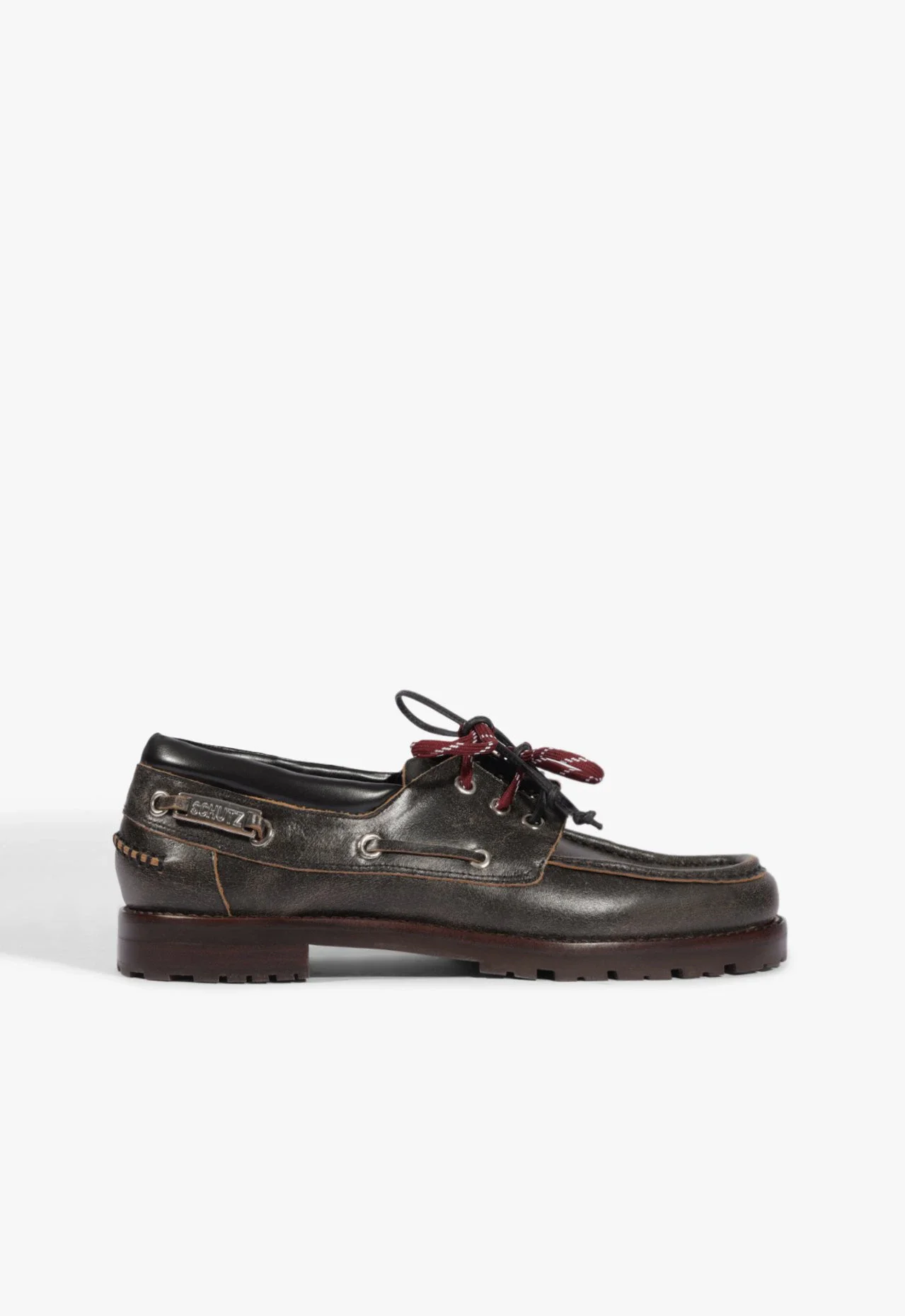 Mocassim Ballet Salto Bloco Preto