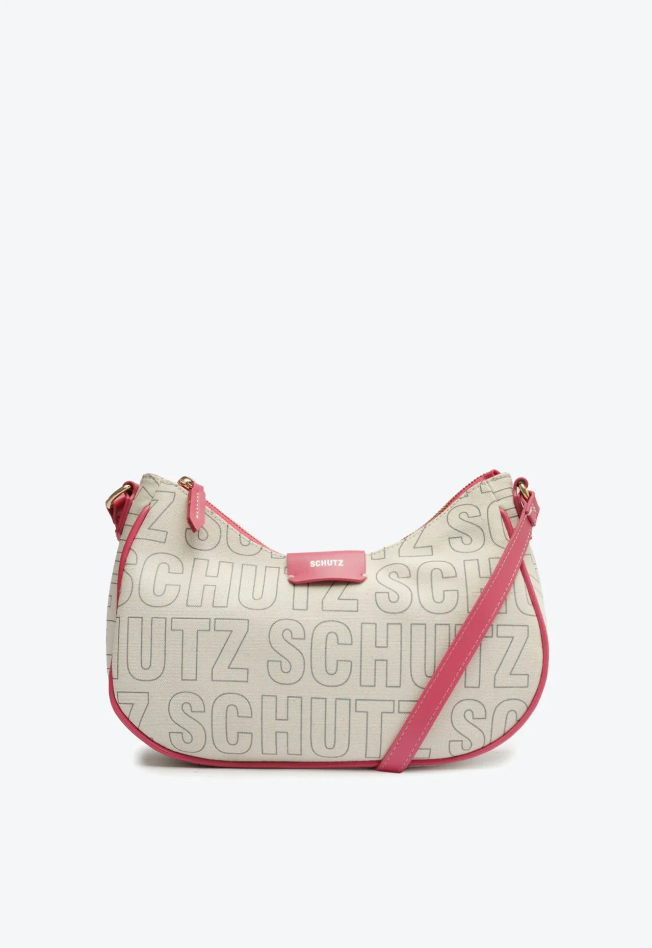 Bolsa Tiracolo Média Guilhermina Lona Pink