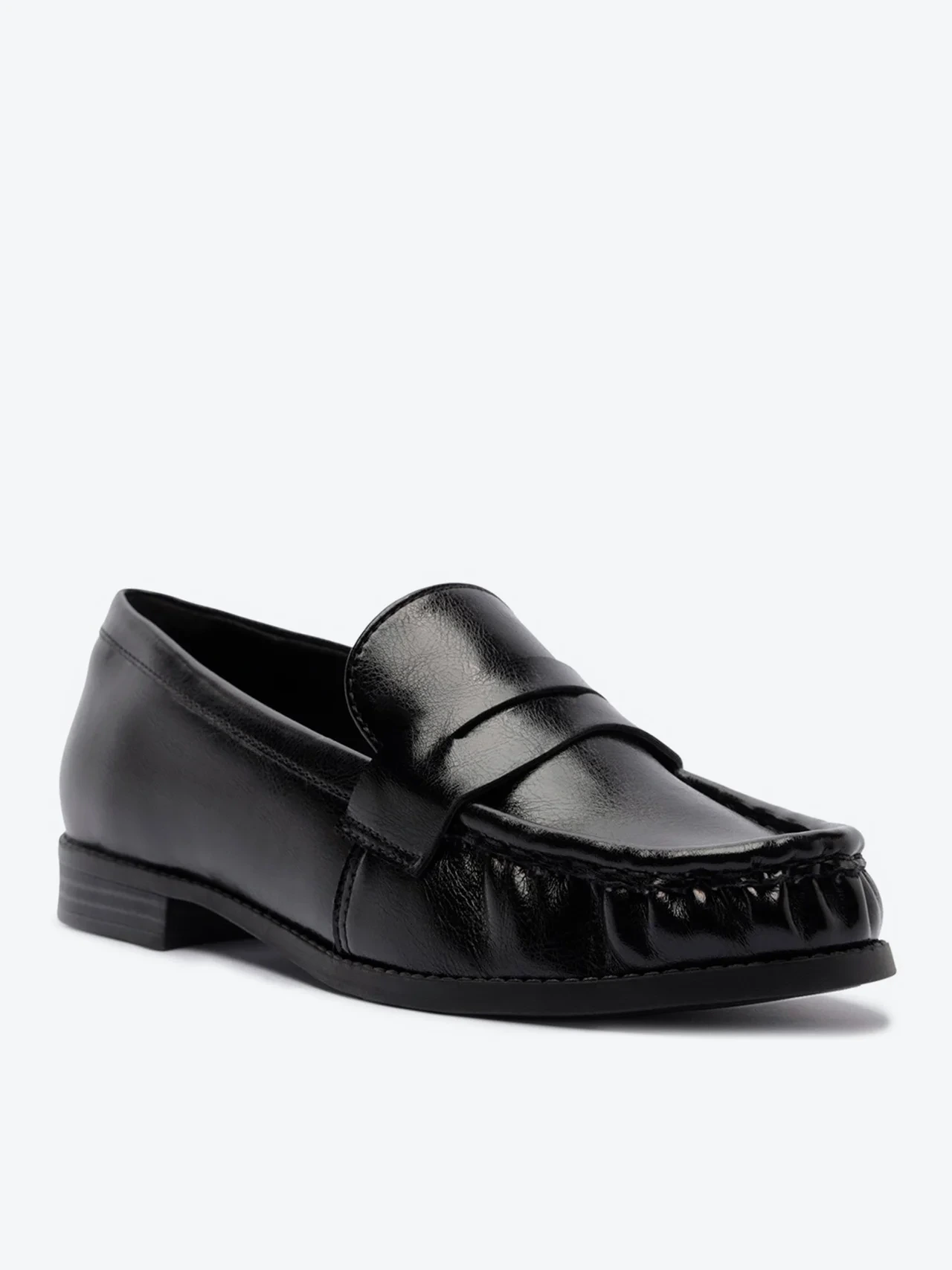 Mocassim Box Preto