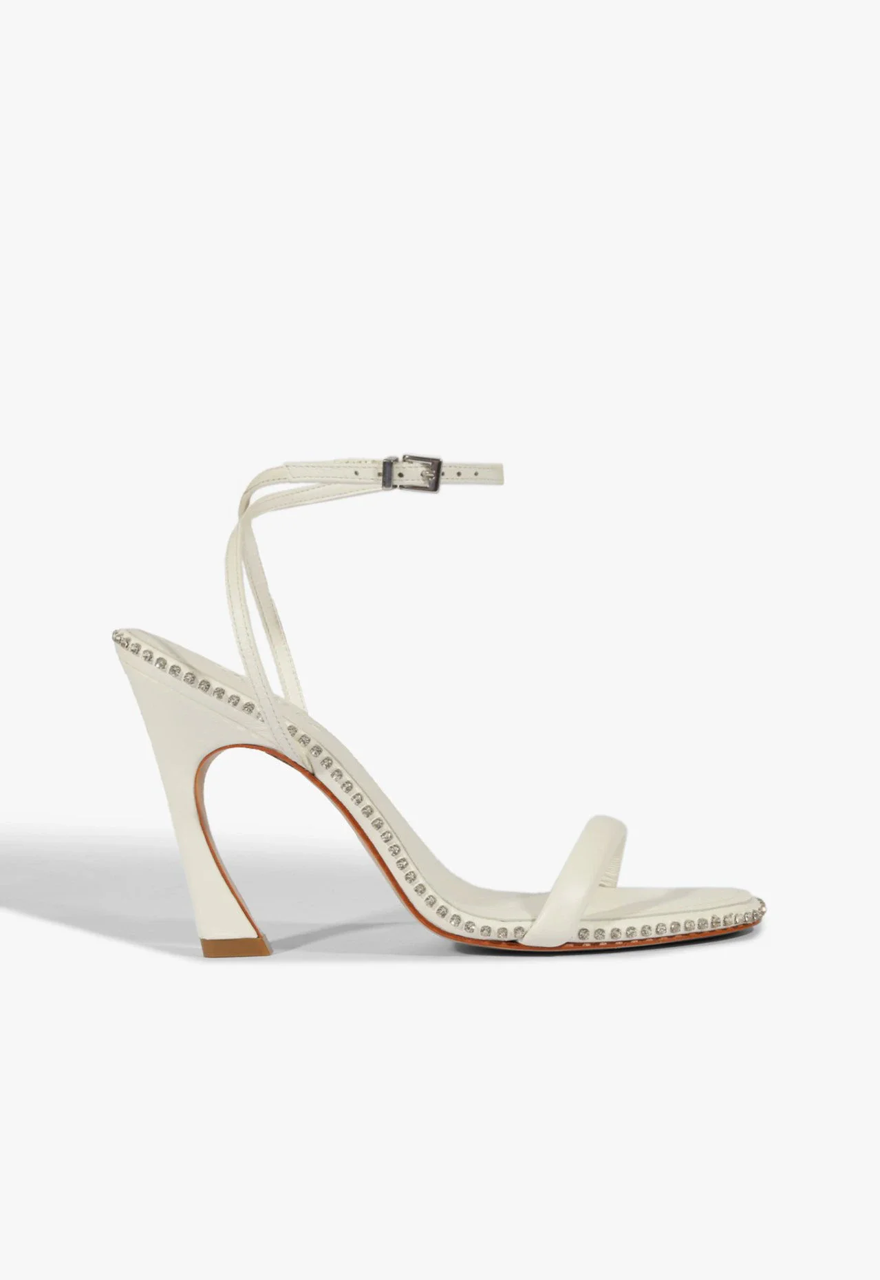 Sandália Lexi Sandal Glam Couro Branca