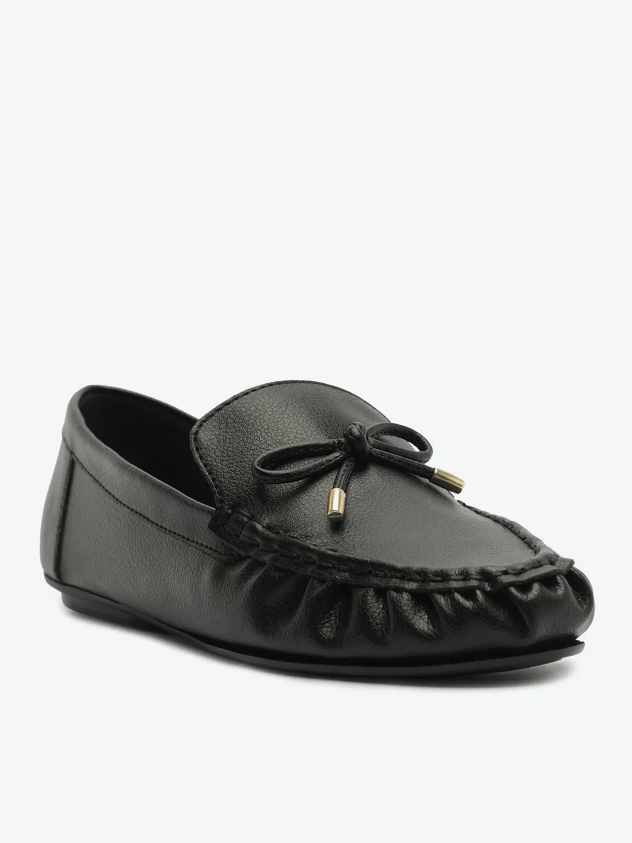 Mocassim Gardena Laço Preto
