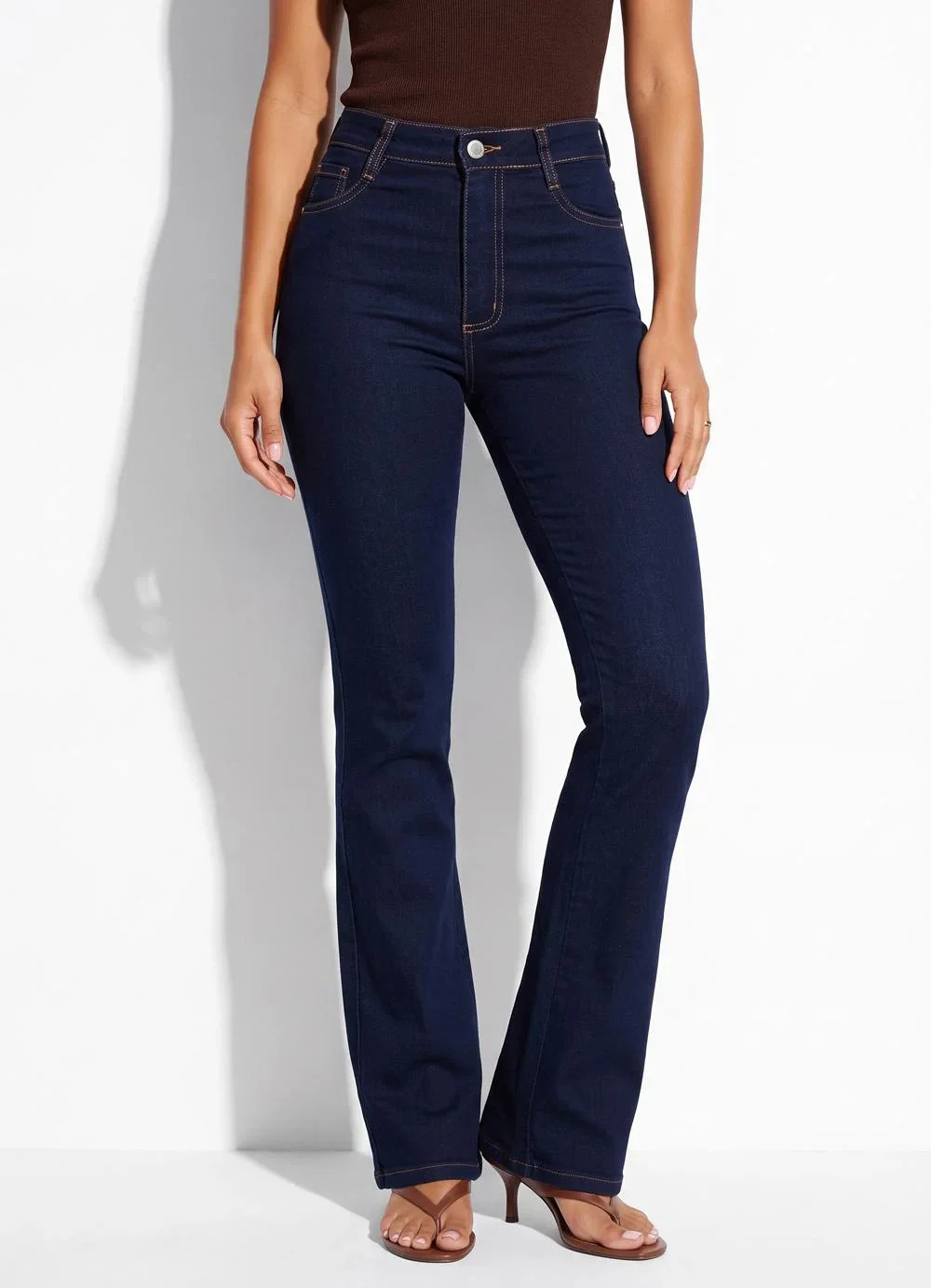 Sawary Jeans - Calça Jeans Boot Cut Azul
