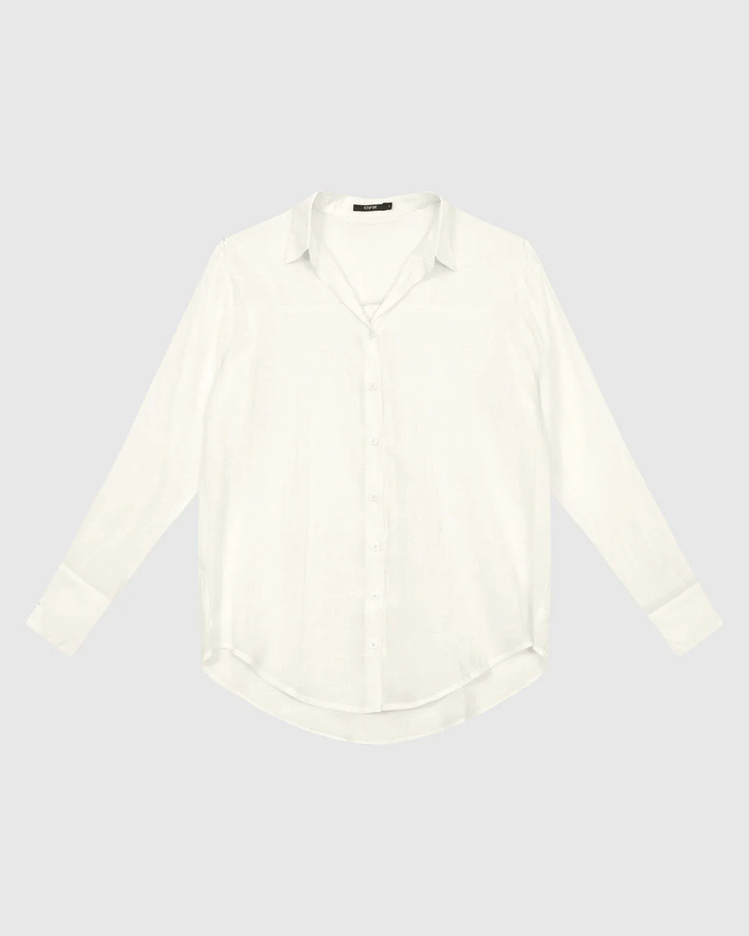 Camisa Tradicional Feminina Manga Longa Em Liocel - ENFIM