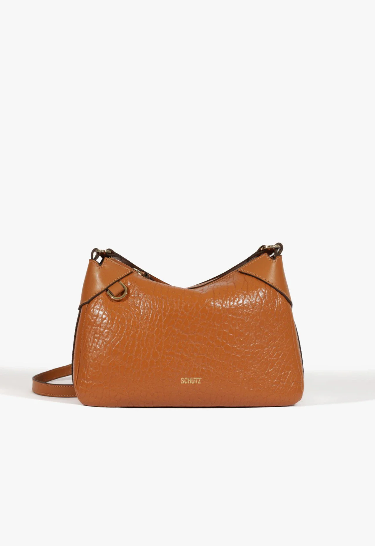 Bolsa Tiracolo Rachel Couro Marrom Clara