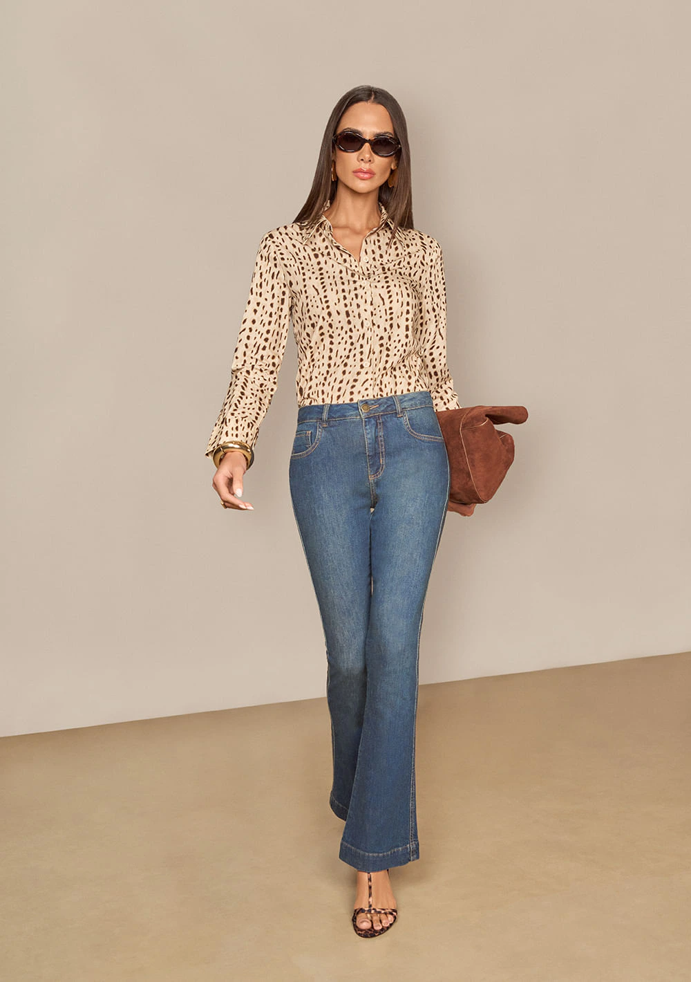 Calça Zinco Boot Cut Média Azul