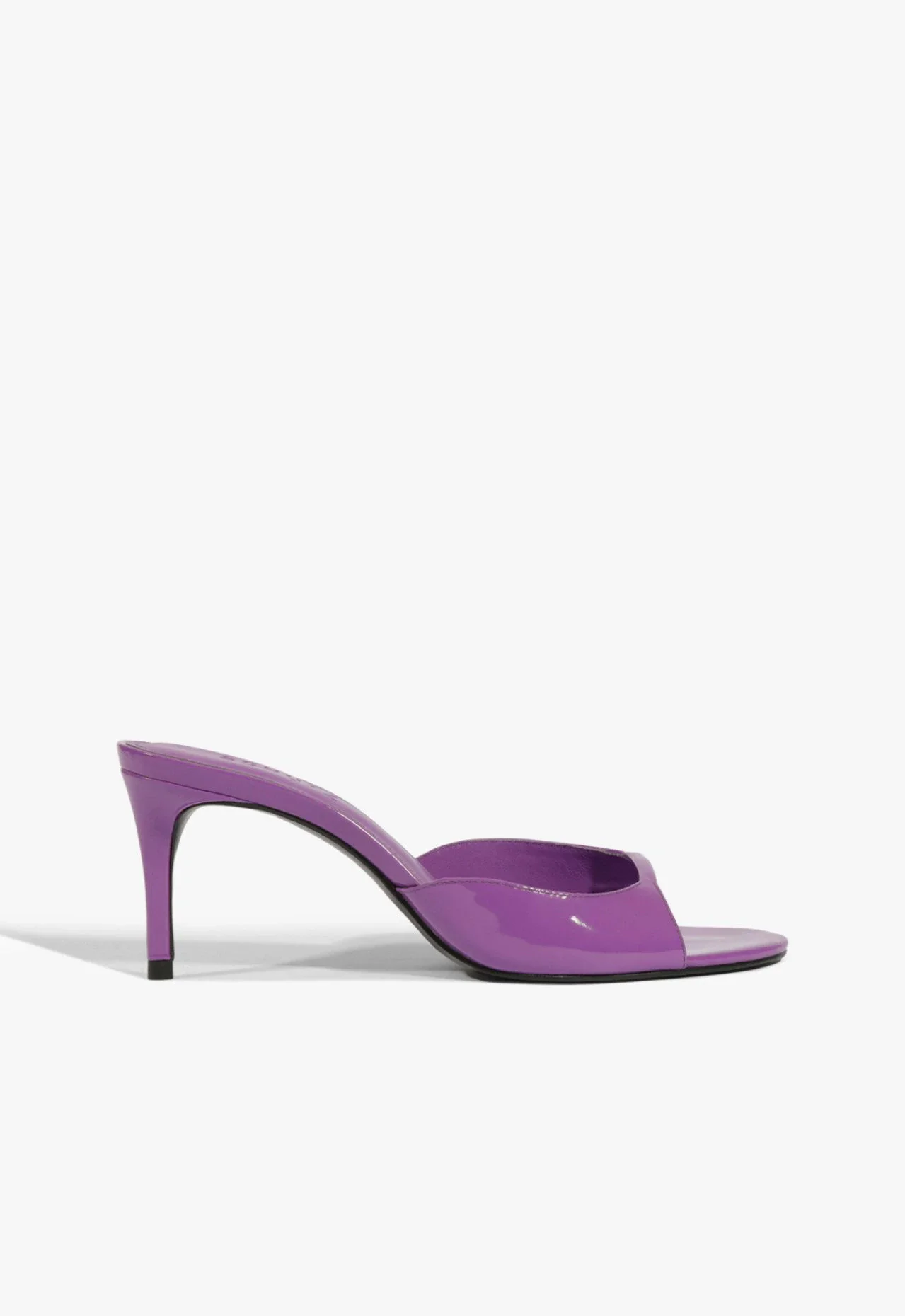 Tamanco Mule Arlette Couro Roxo
