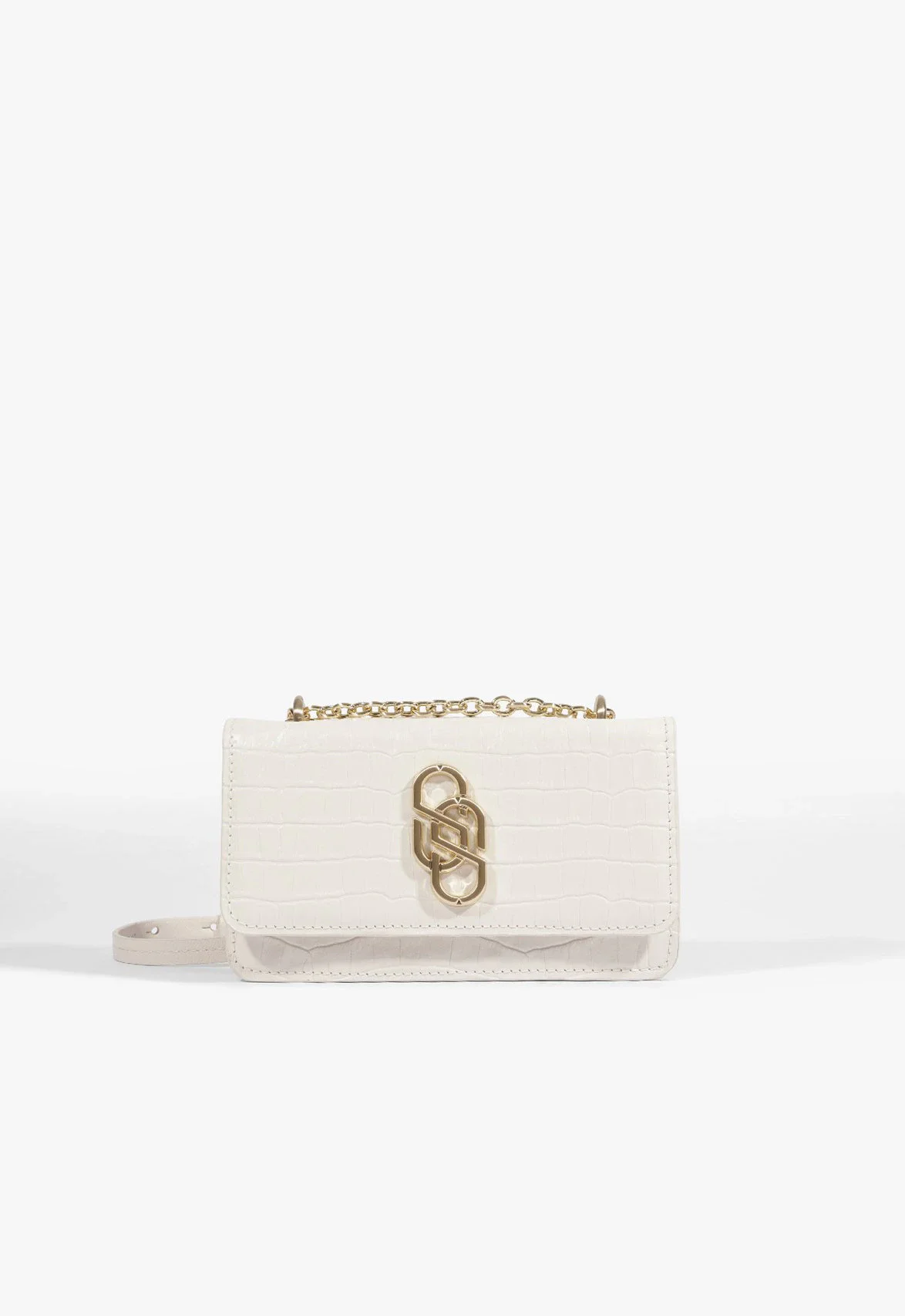 Bolsa Tiracolo Soul Pequena Couro Branca