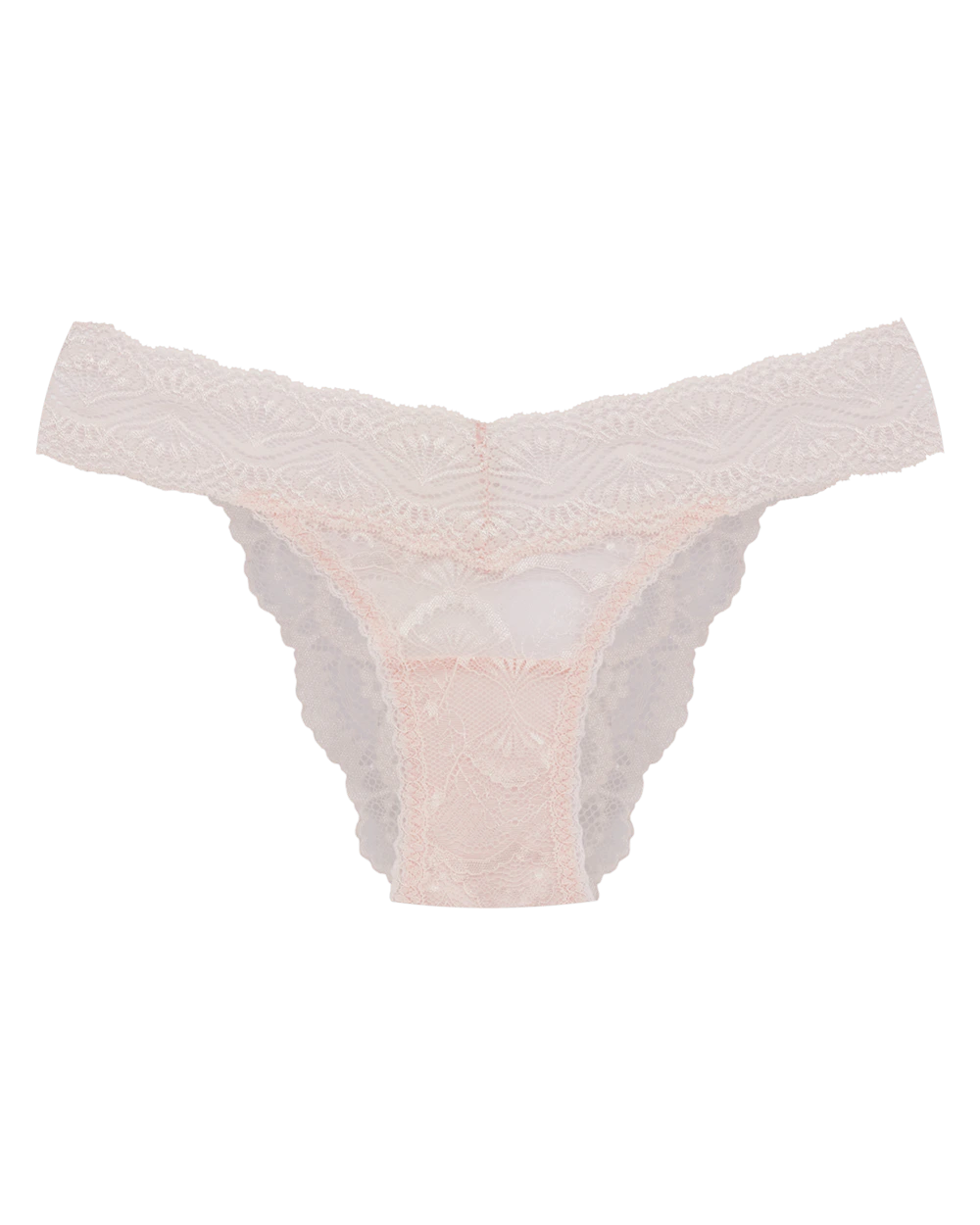 Calcinha Biquíni Renda Shiny Love Rosa Potpourri