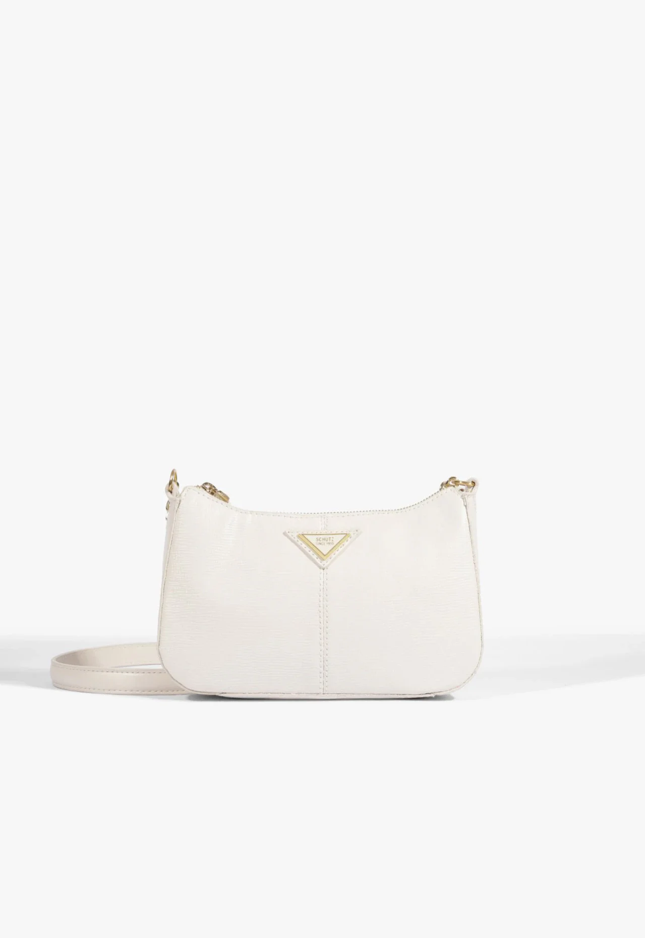 Bolsa Tiracolo Crossbody Yani Pequena Couro Branca