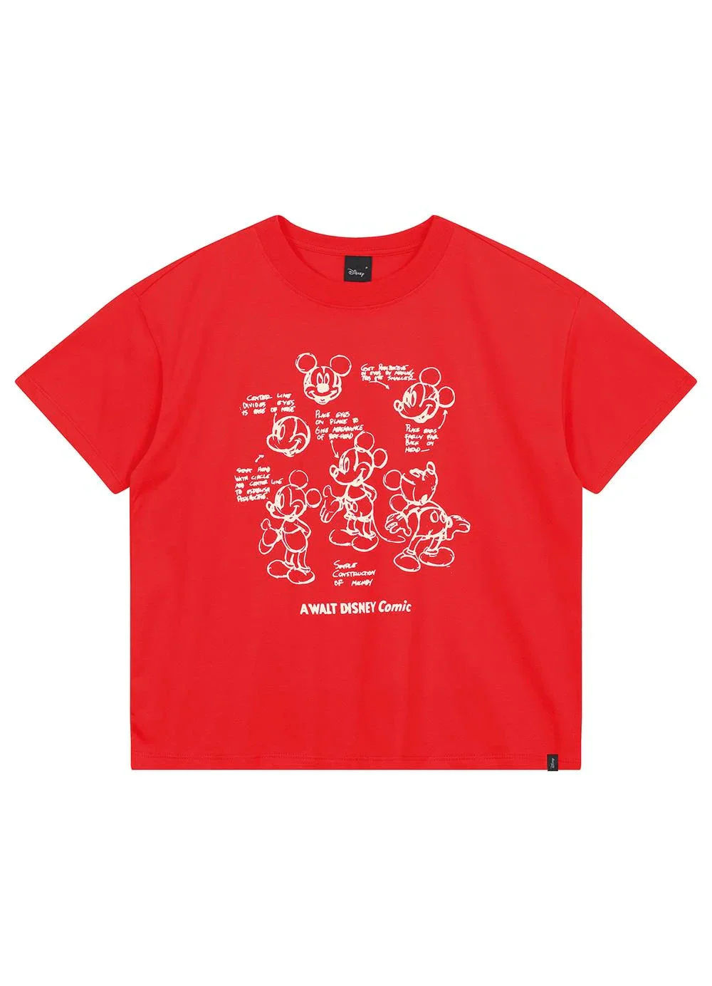Malwee - Camiseta Walt Disney Comic® Vermelho