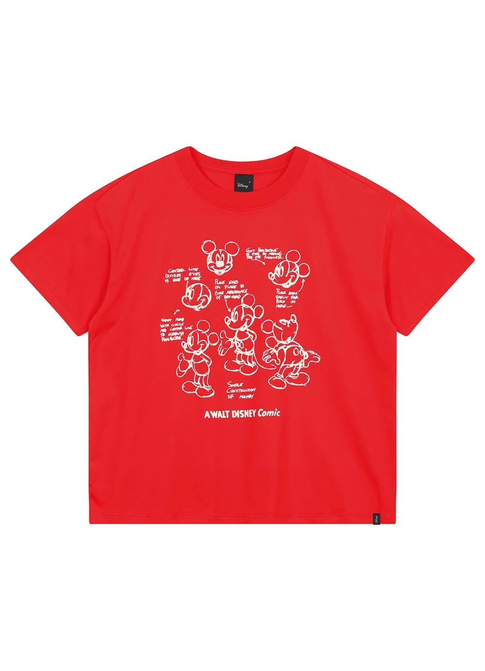 Malwee - Camiseta Walt Disney Comic® Vermelho