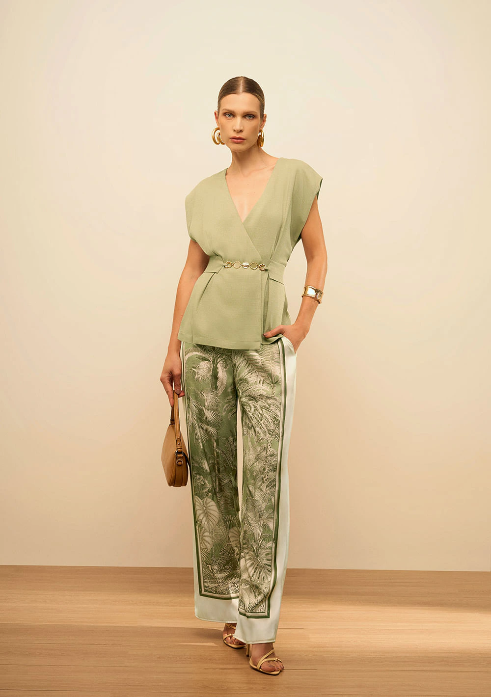 Calça Maria.Valentina Reta Alta Verde