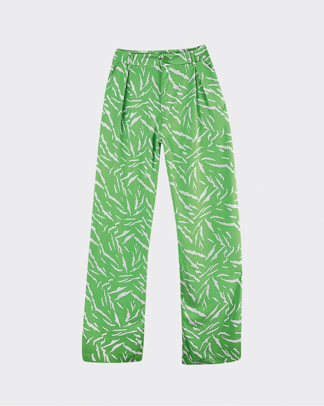 Calça Wide Leg Feminina Pregas Frontais Em Viscose - Enfim