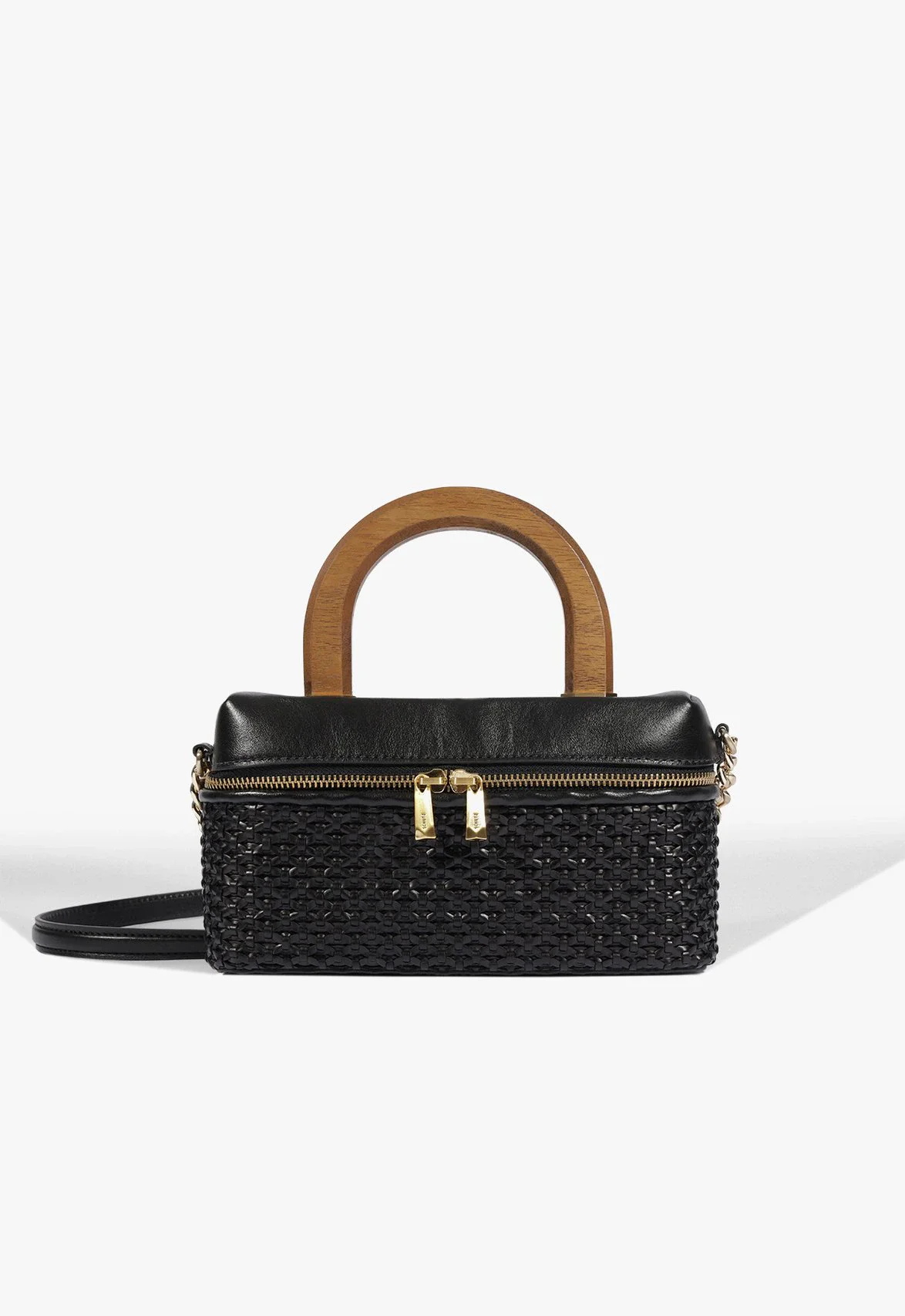 Bolsa Satchel Vanity Média Preta