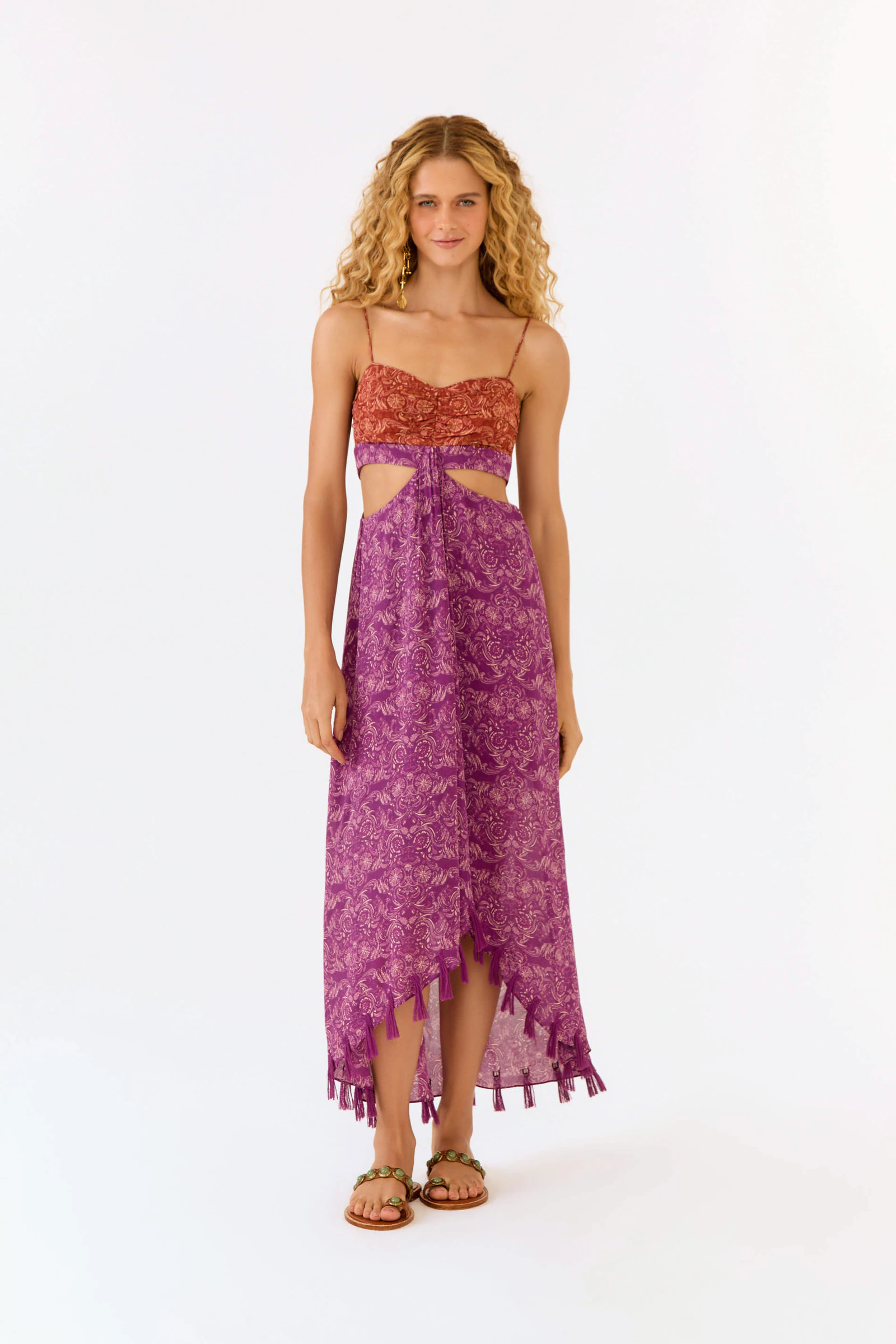 Vestido Midi Ggt Estampa Wild