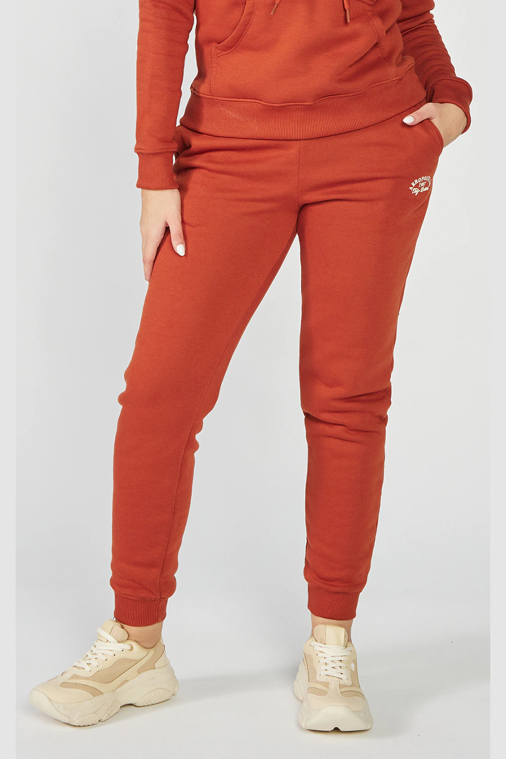 Calca Moletom Feminina Aeropostale - Terracota