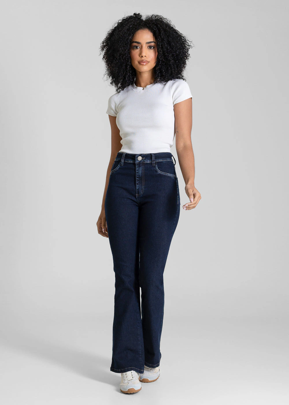 Calça Jeans Sawary Boot Cut Petit - 283607 AZUL