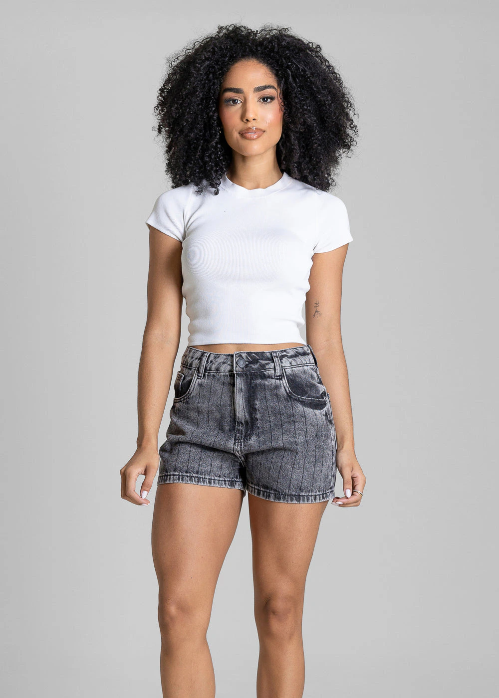 Shorts Jeans Sawary - 284214 ESTAMPADO