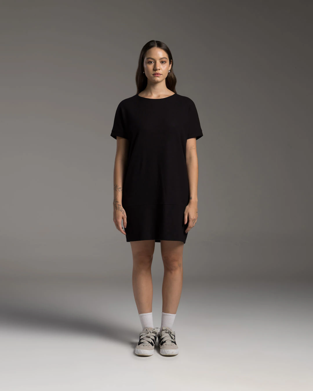 Vestido T- Shirt Dress Tech Waffle Anti Odor - BASICAMENTE