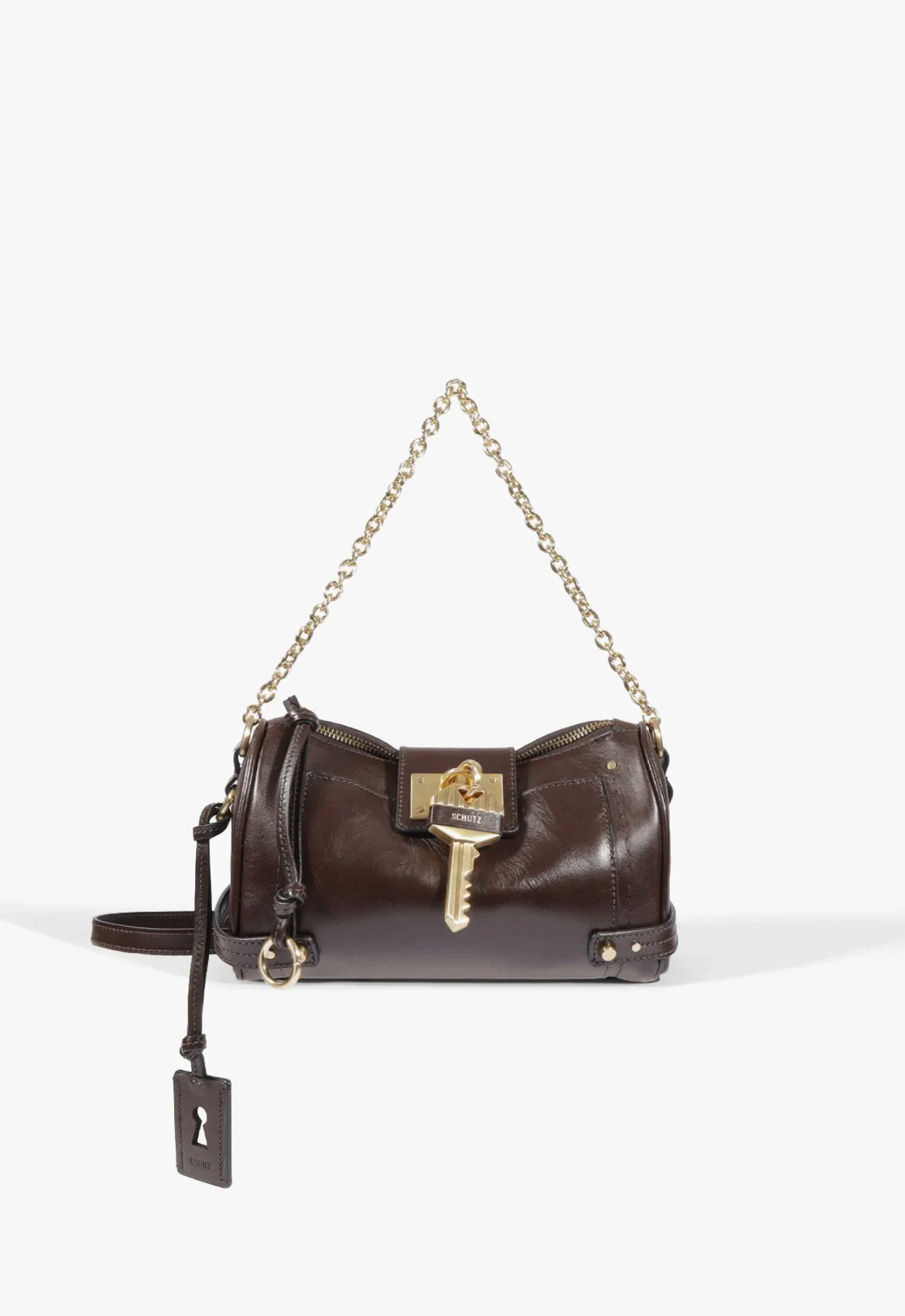 Bolsa Tiracolo The Secret Couro Marrom