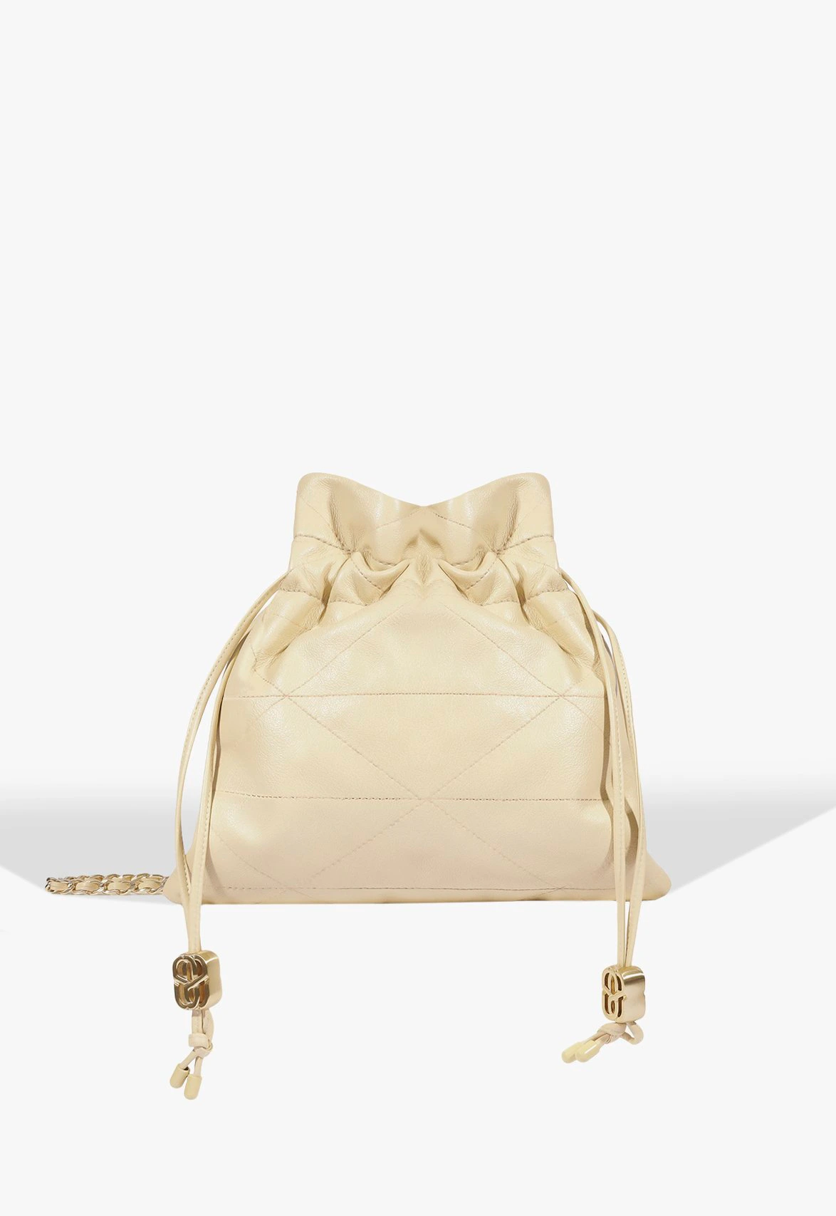 Bolsa Bucket Angel Média Couro Nude