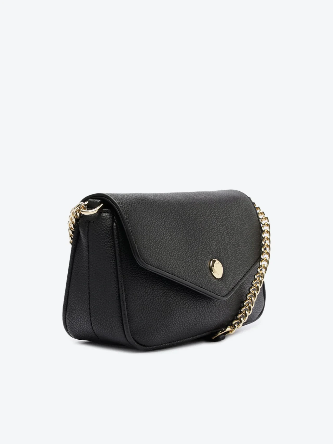 Bolsa Tiracolo Pequena Minimalista Preta