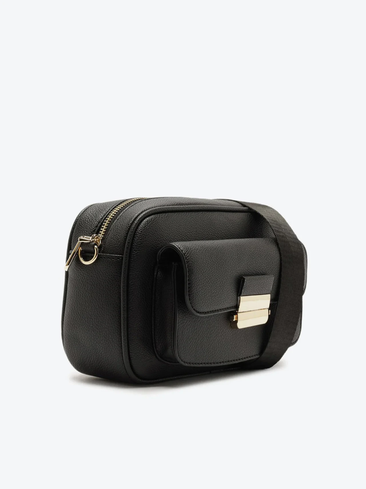 Bolsa Tiracolo Média Soft Floater Preta