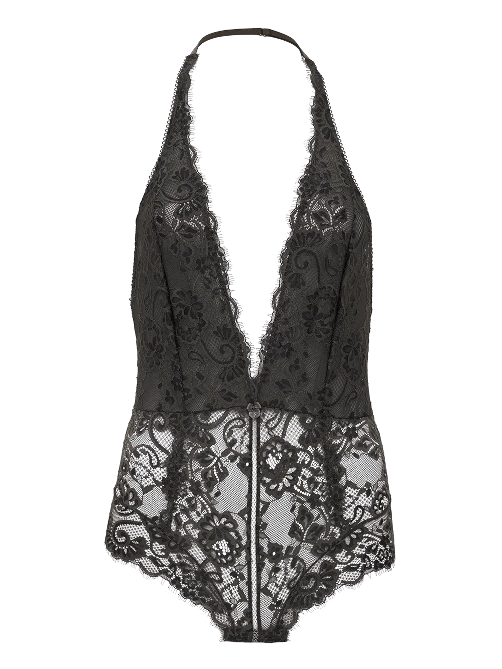 Body Sem Manga Renda Midnight Verde Beetle