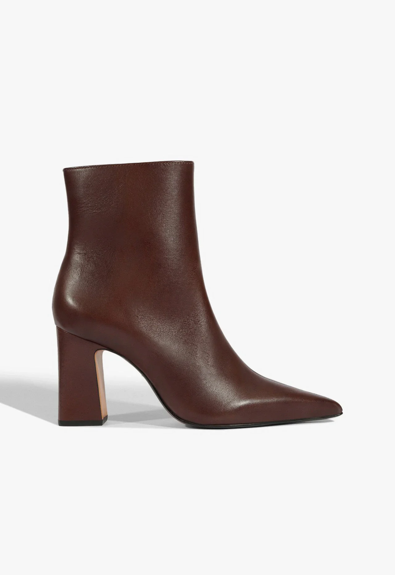 Bota Dressy Couro Marrom Escuro