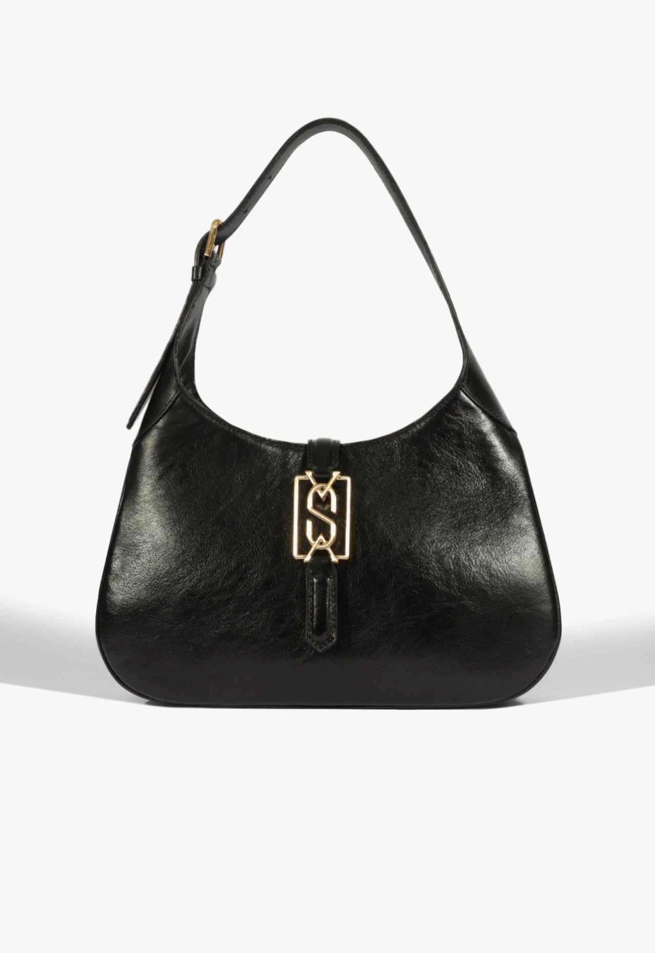 Bolsa Hobo Hobo Camille Grande Couro Preta
