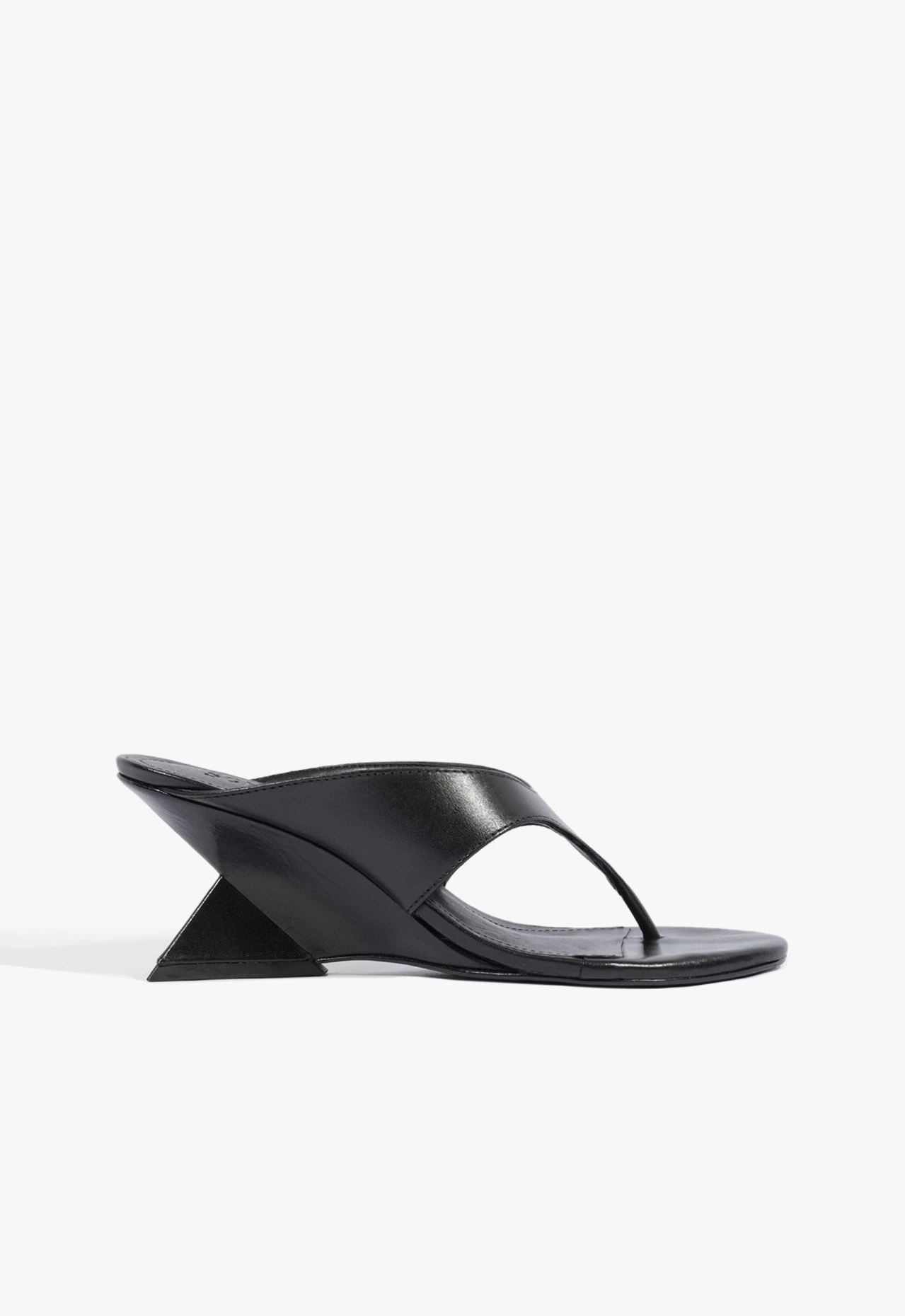 Sandalia Mule Betsy Couro Preta