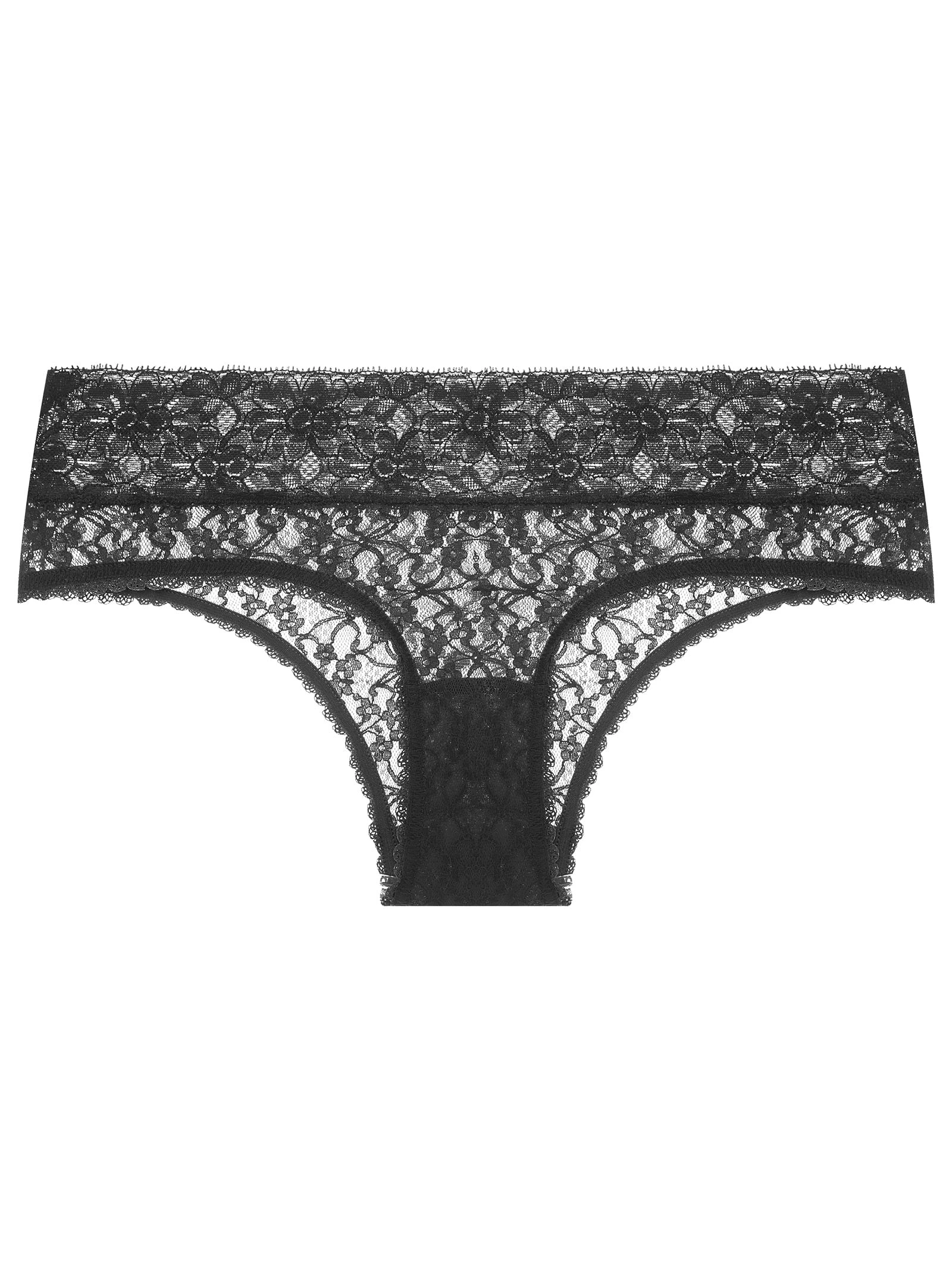 Calcinha Caleçon Renda Sweet Lace Preto