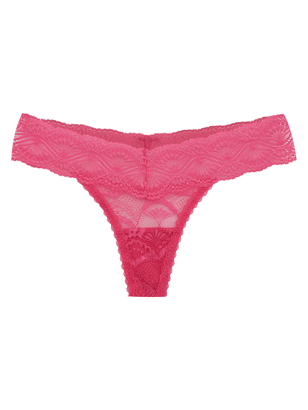 Calcinha Fio Renda Shiny Love Rosa Vibrante