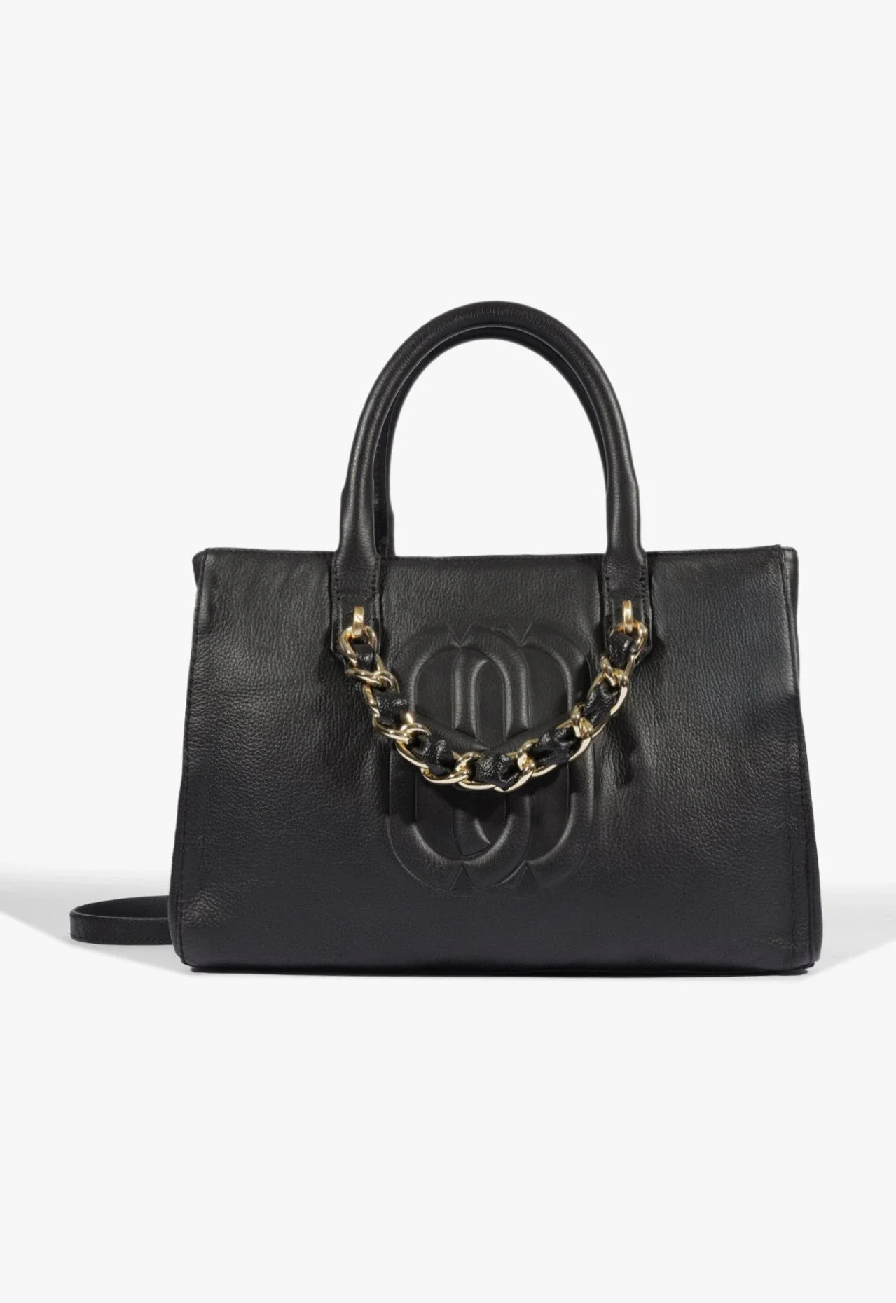 Bolsa Tote Daphne Grande Couro Preta