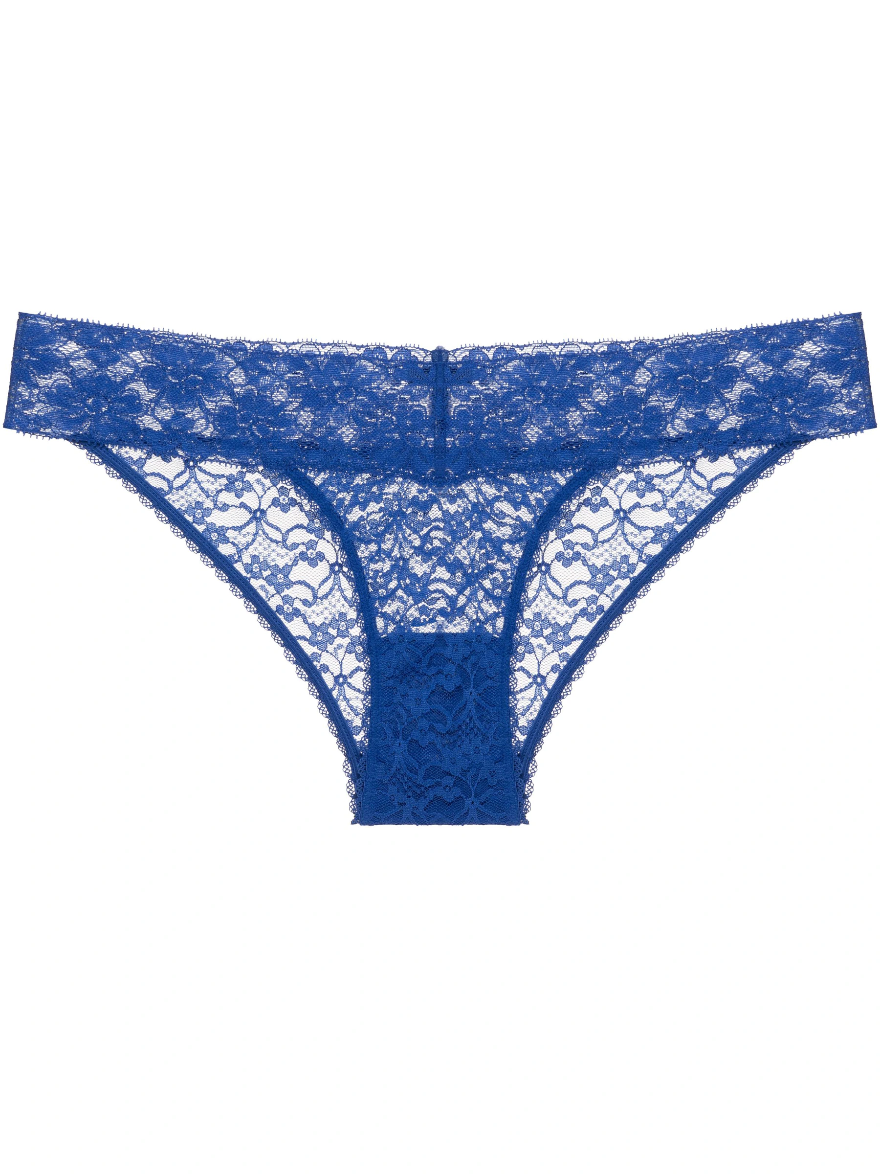 Calcinha Biquíni Renda Sweet Lace Azul Medio