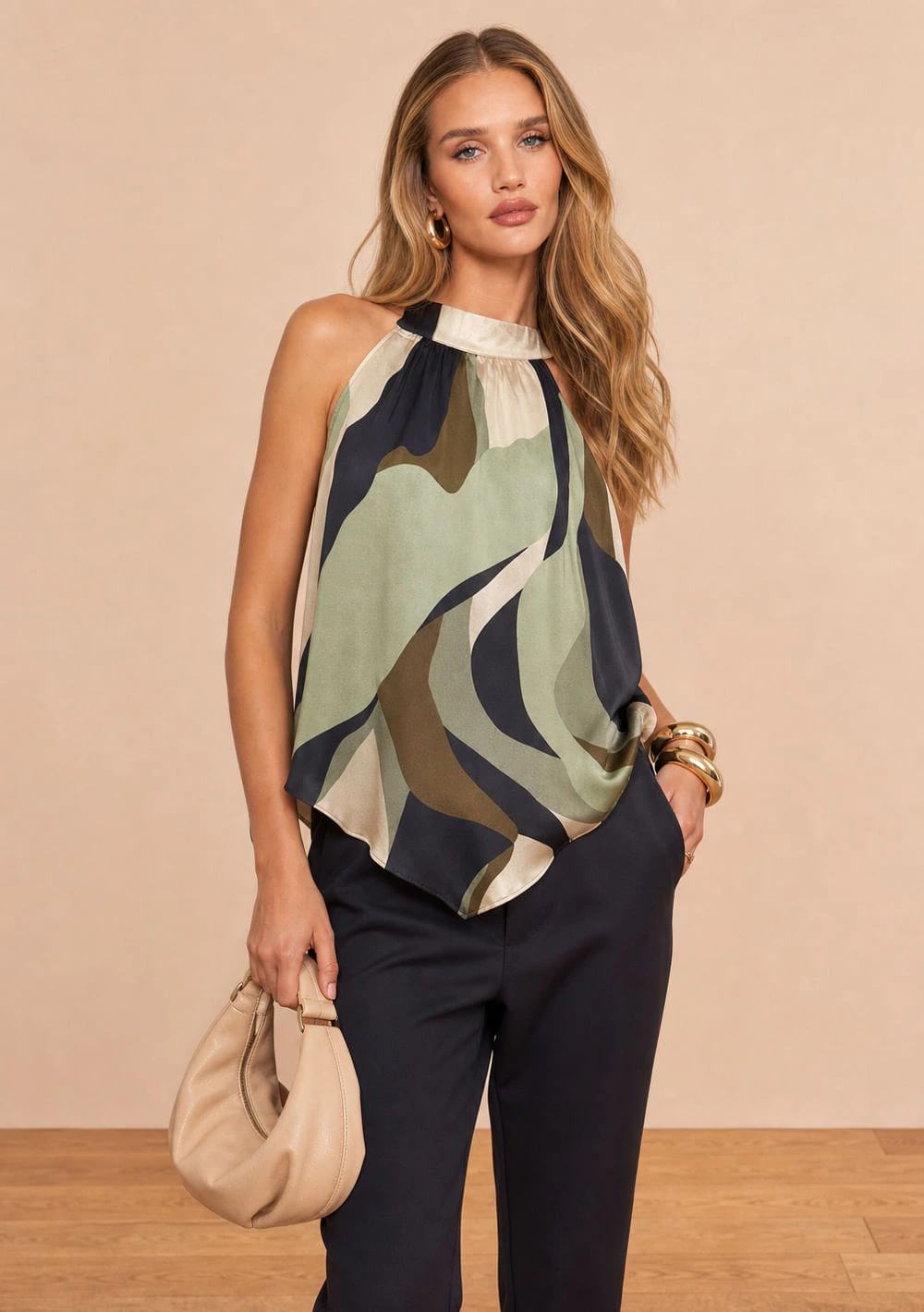 Blusa Gola Alta Amarílis Verde
