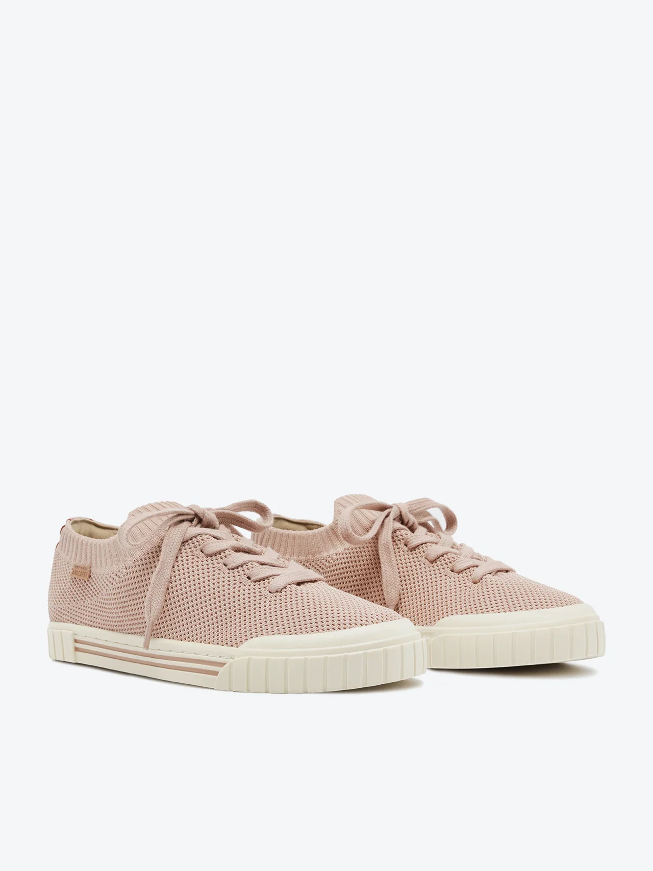 Tênis Knit Amarração Alê Rosa
