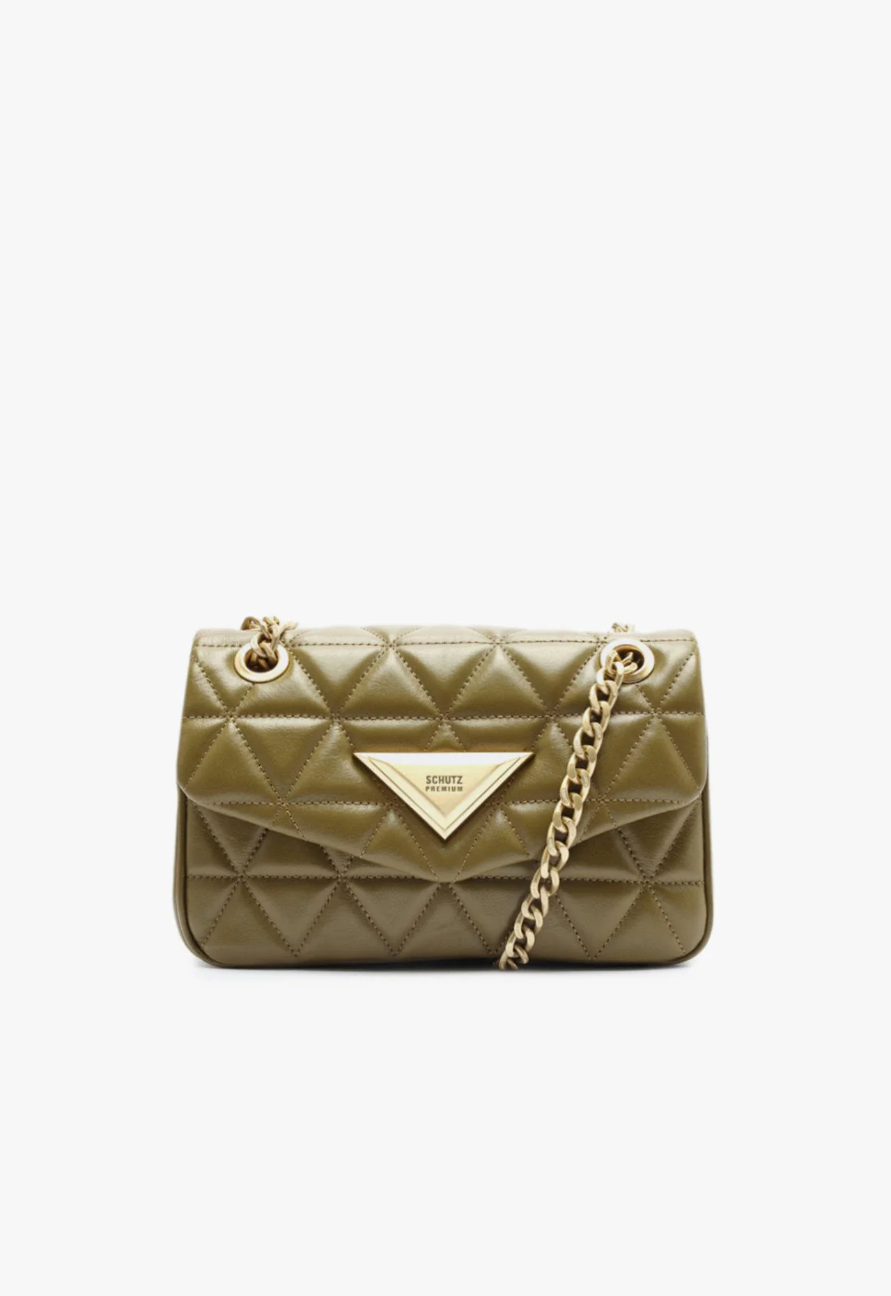 Bolsa Tiracolo Média 944 Couro Verde