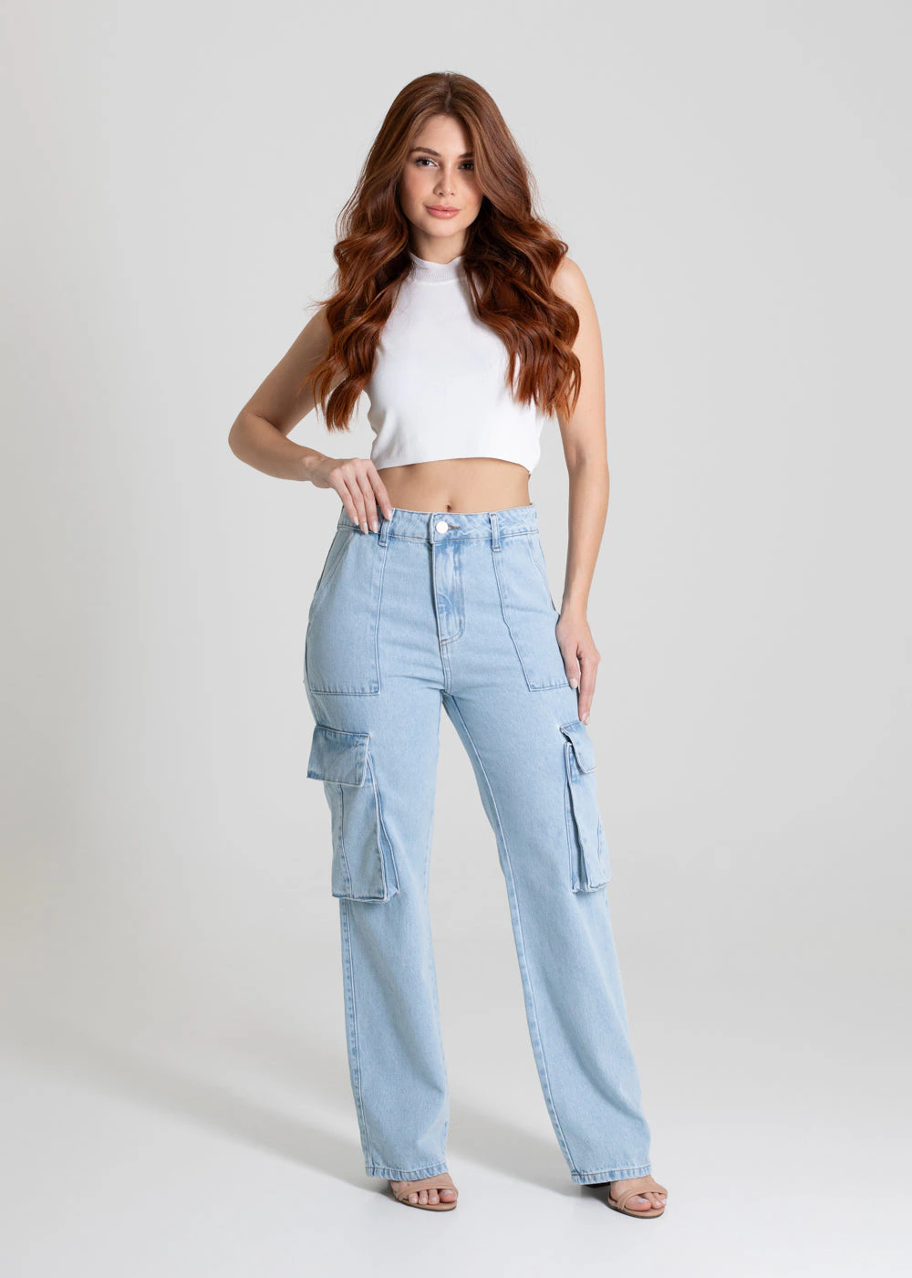 Calça Jeans Sawary Reta Petit - 280097 AZUL