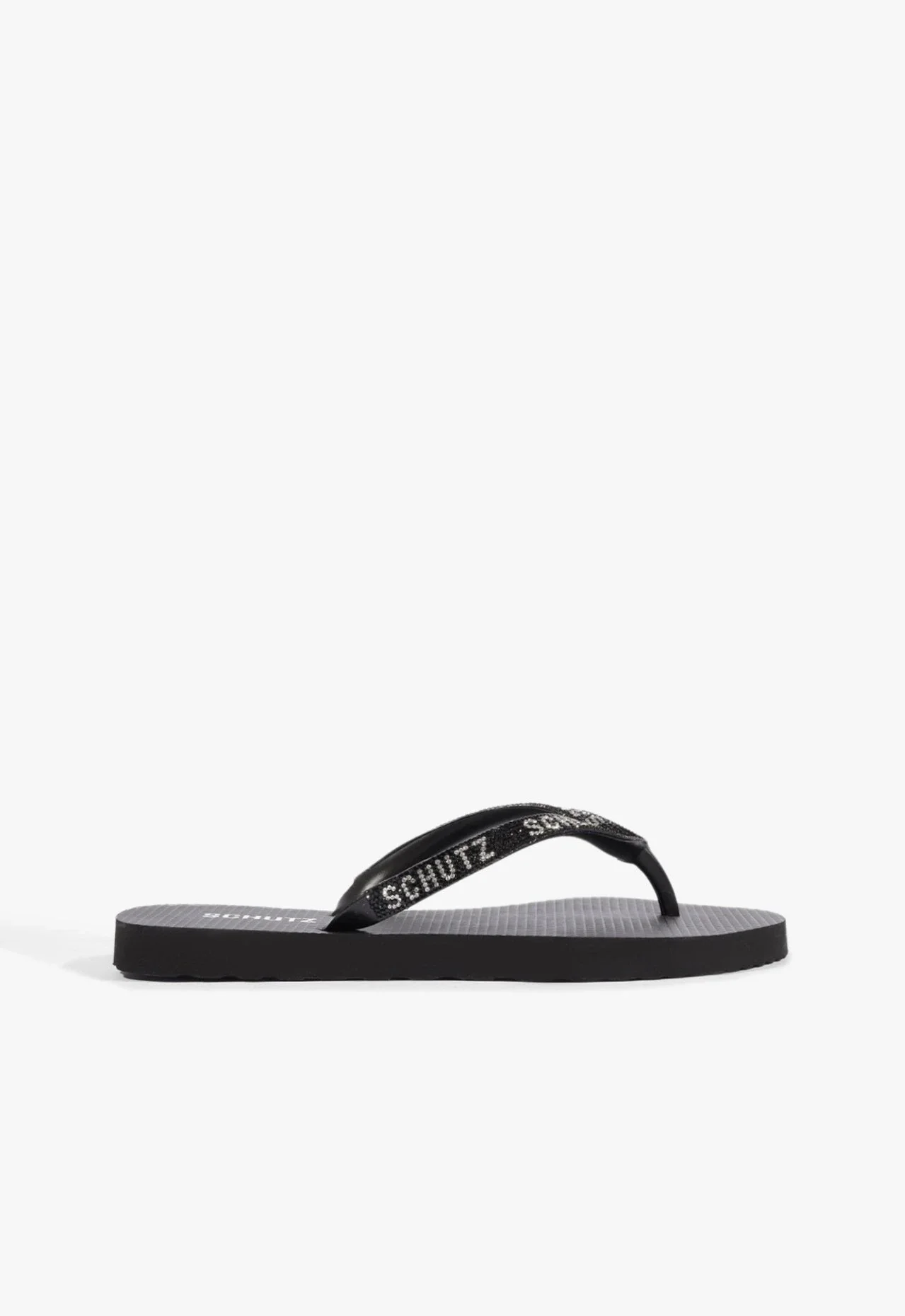 Chinelo Schutz Brilho Preta