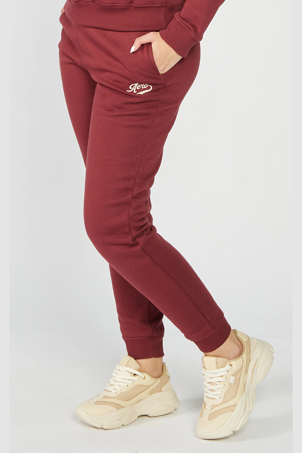 Calca Moletom Feminina Aeropostale - Vinho