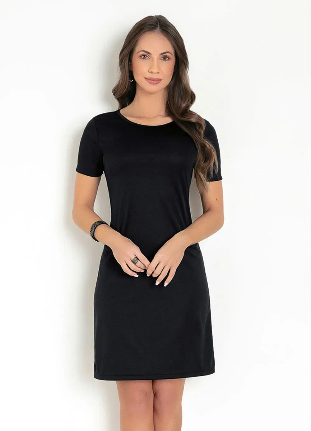 Moda Pop - Vestido Soltinho Preto