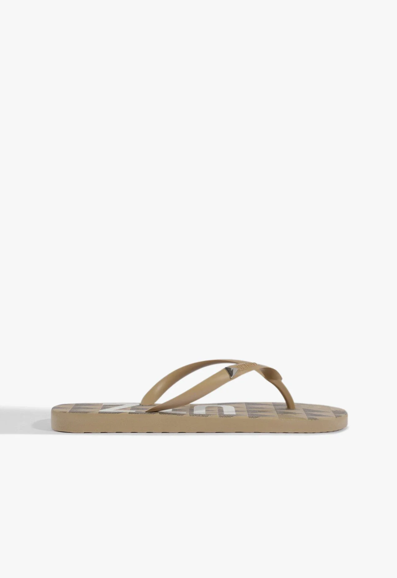 Chinelo Jelly Triangle Bege