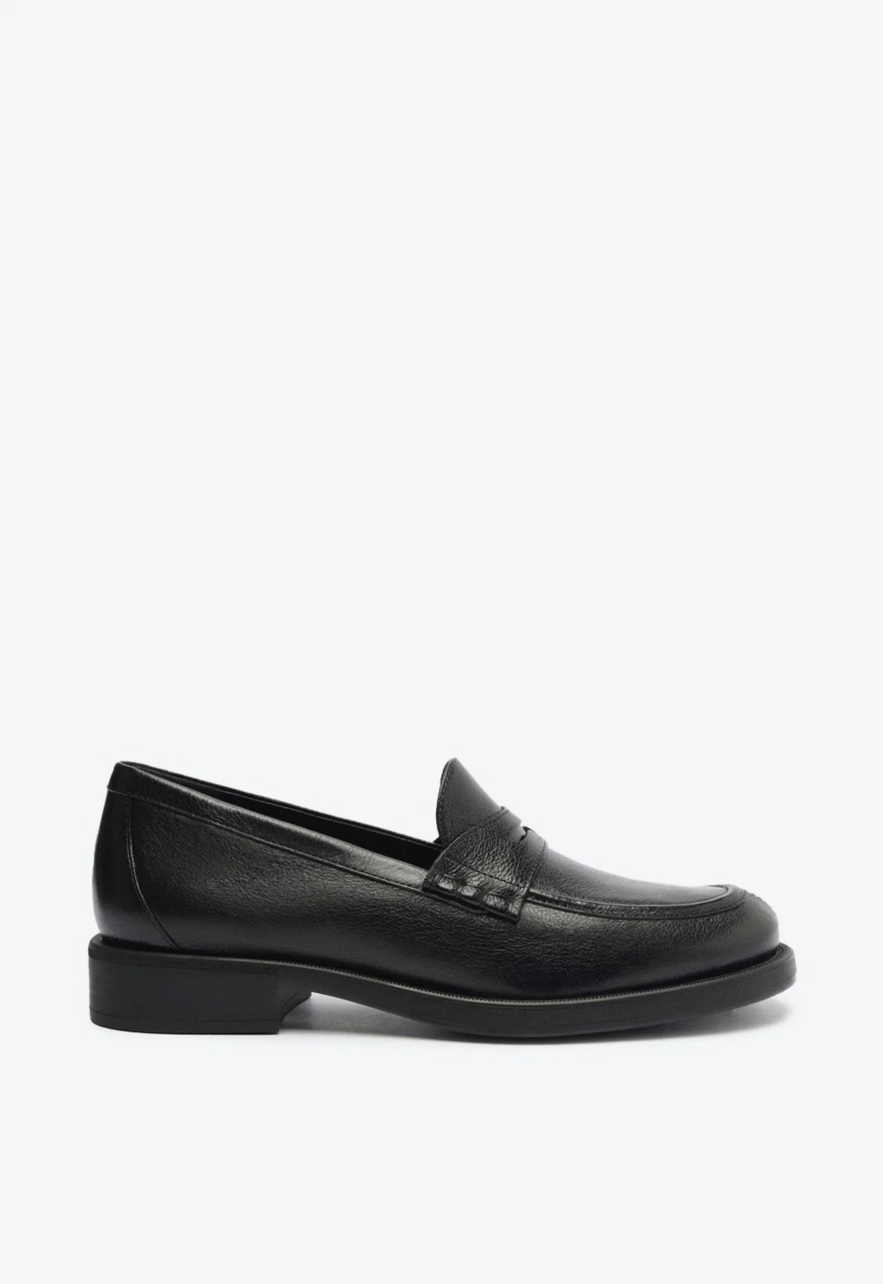 Mocassim Christie Couro Preto