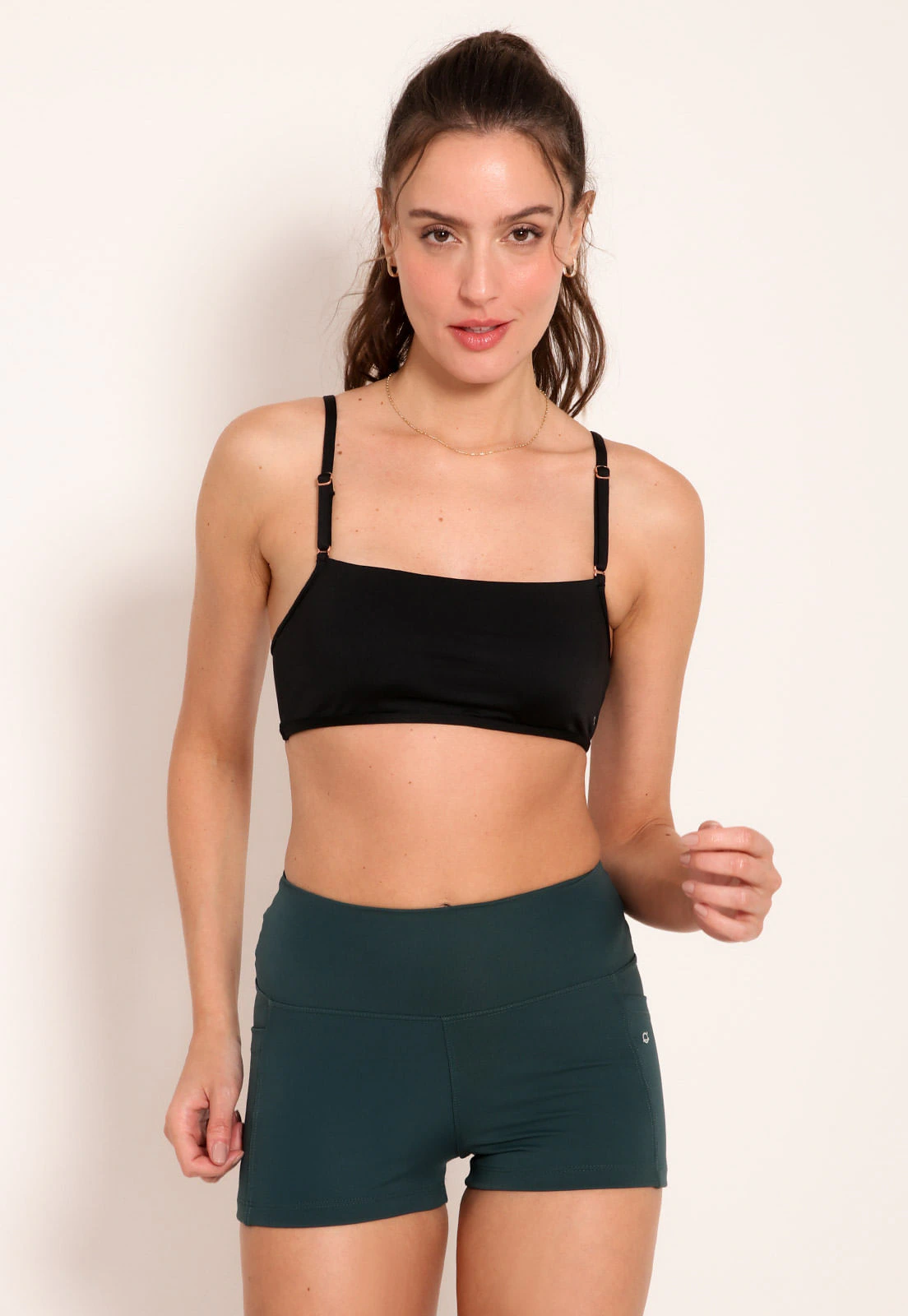 Shorts Fitness Tech Kelp com Bolsos Laterais